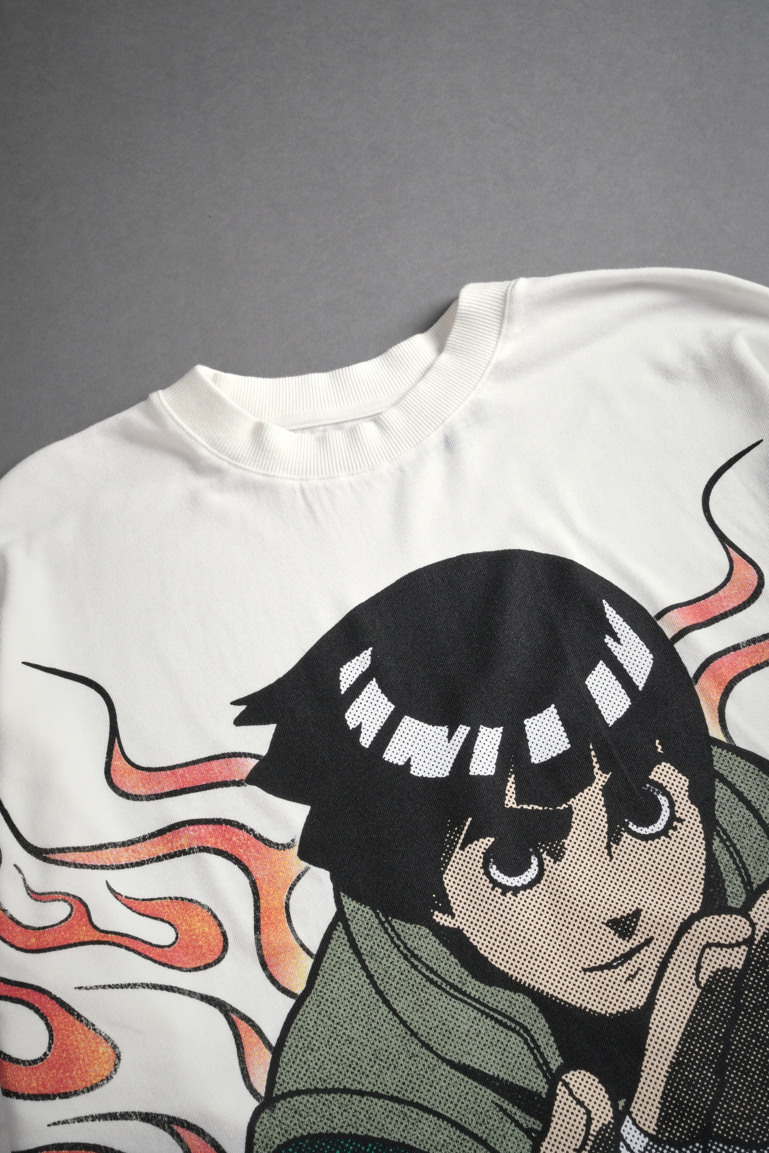 Rock "Premium" Oversized Tee in Cream - Image 6