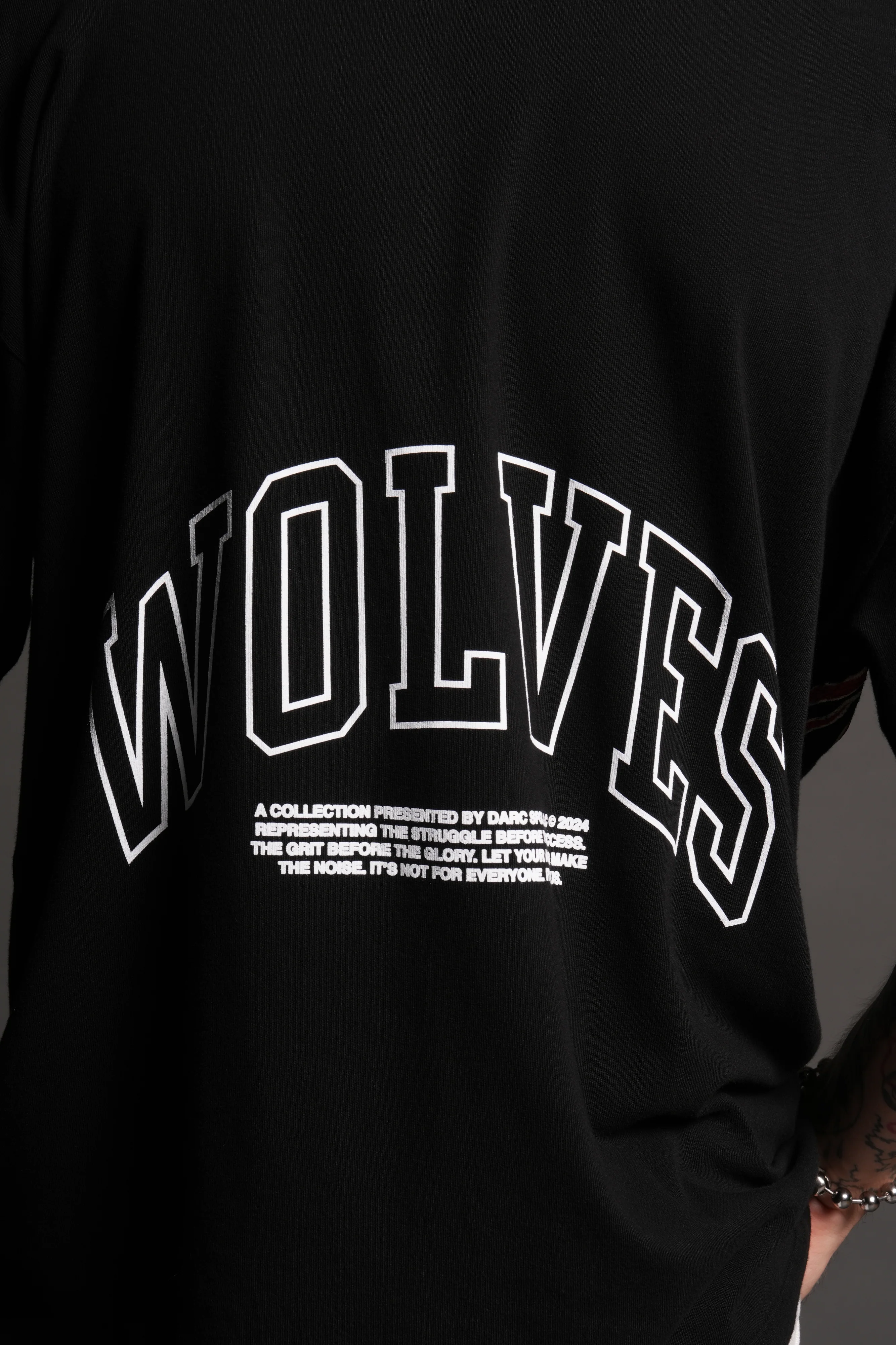Rock V2 "Premium" Oversized Tee in Black - Image 10