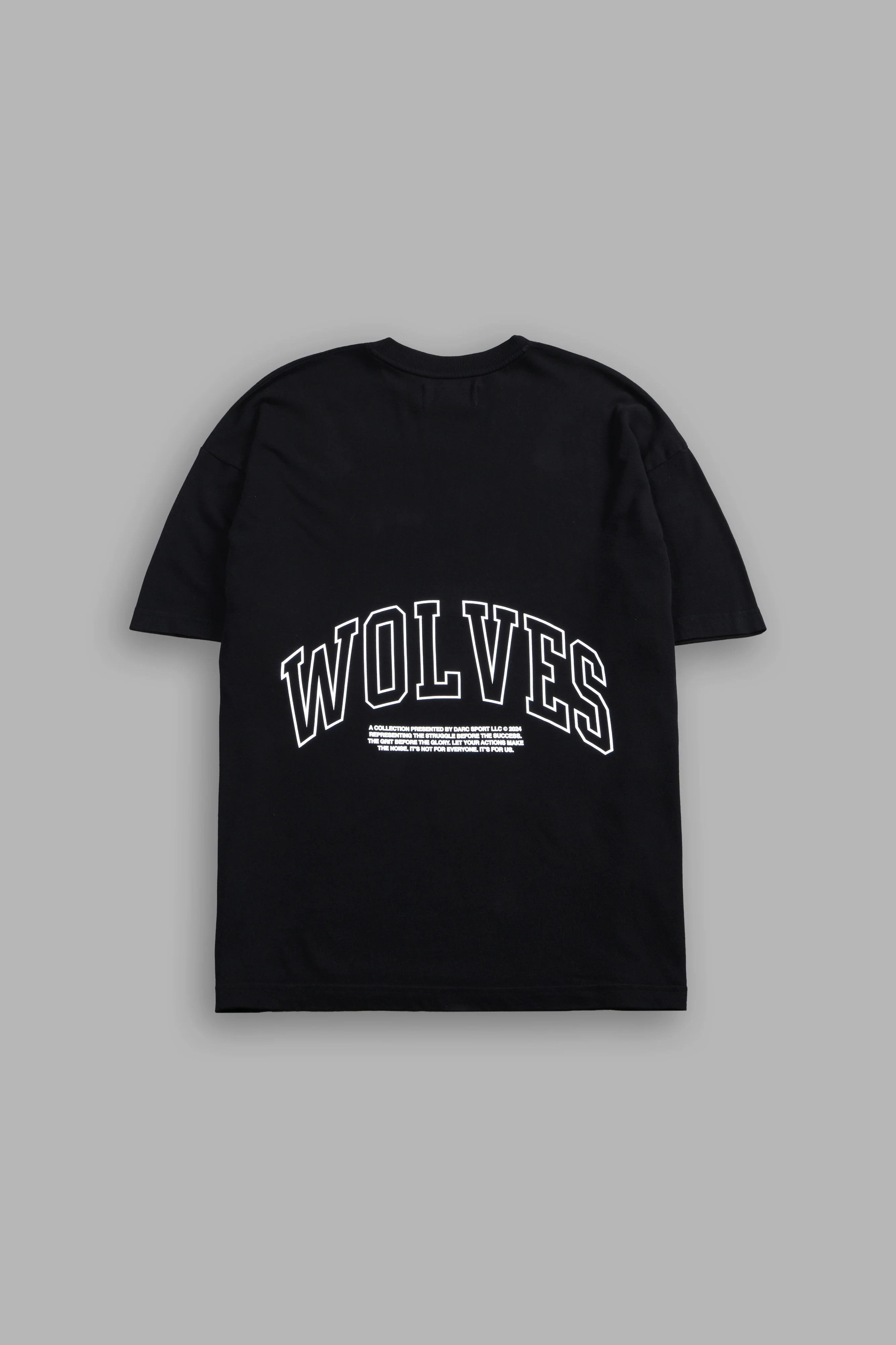 Rock V2 "Premium" Oversized Tee in Black - Image 3