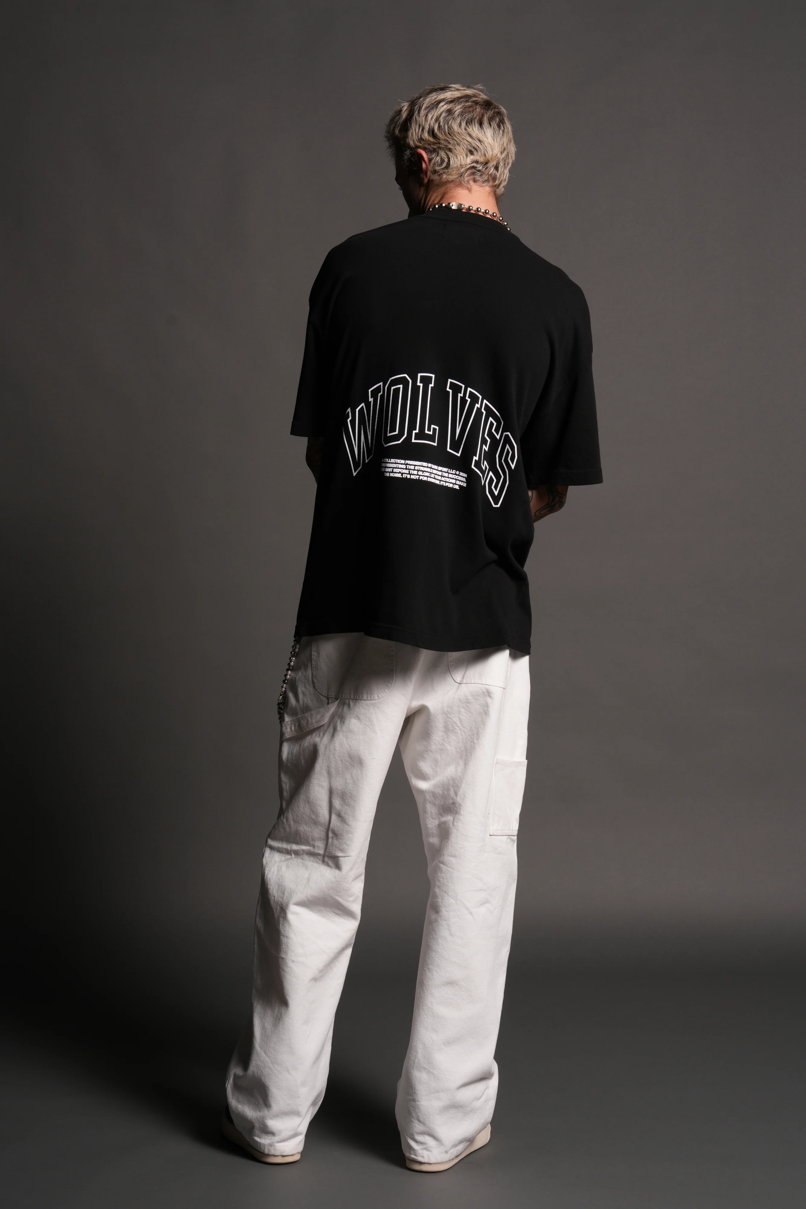 Rock V2 "Premium" Oversized Tee in Black - Image 6