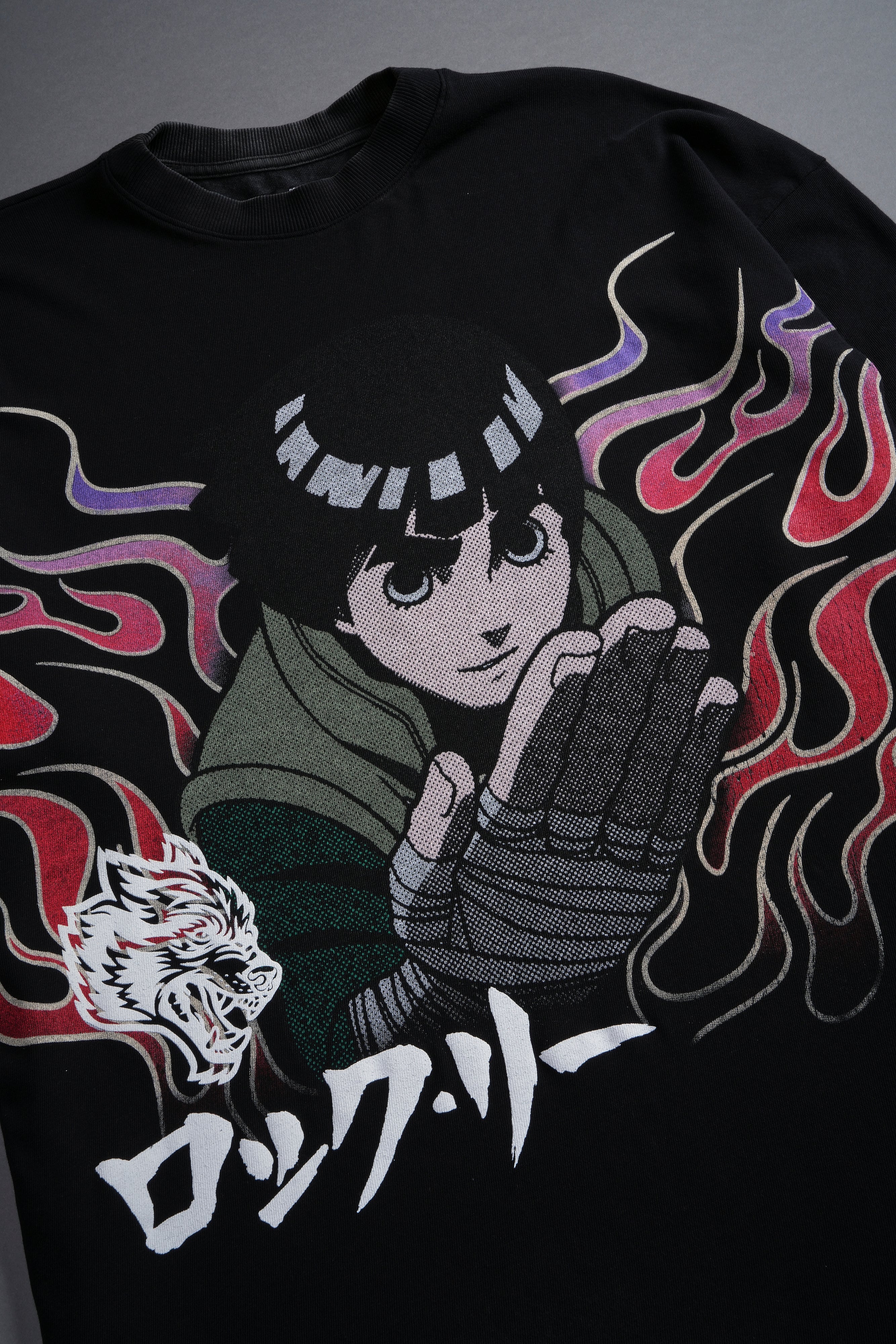 Rock V2 "Premium" Oversized Tee in Black - Image 7