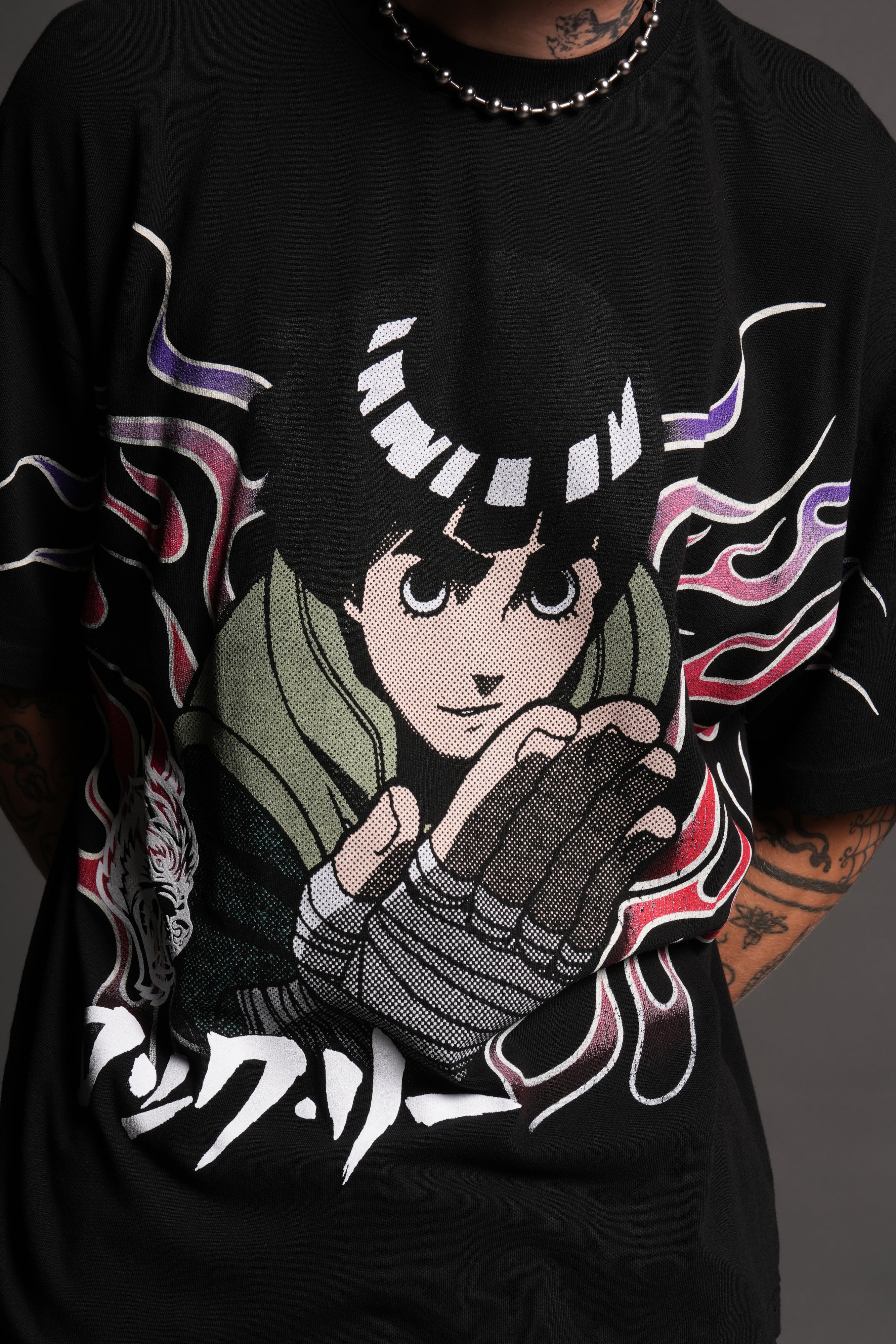Rock V2 "Premium" Oversized Tee in Black - Image 9