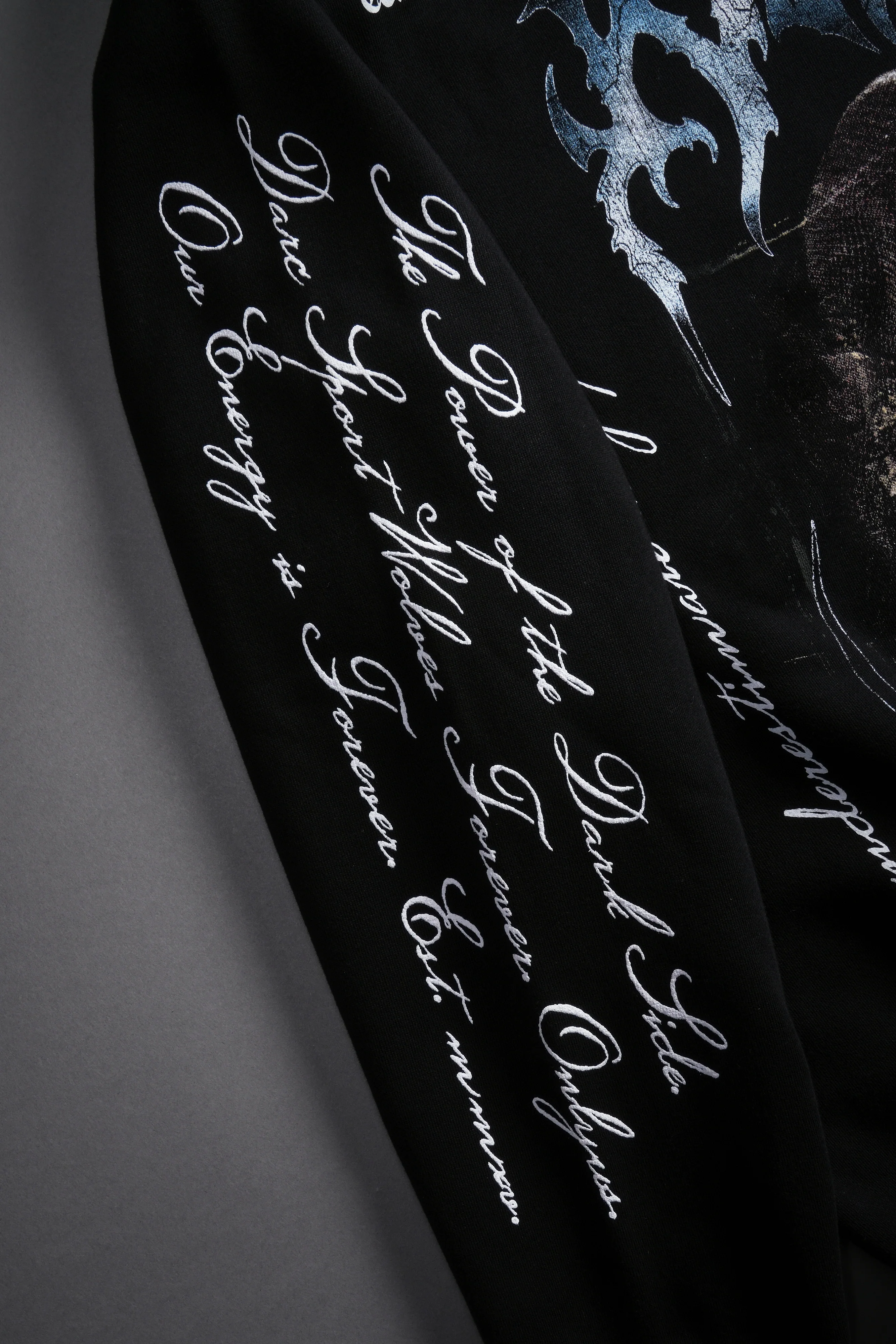 Rule The Galaxy London Crewneck in Black - Image 3