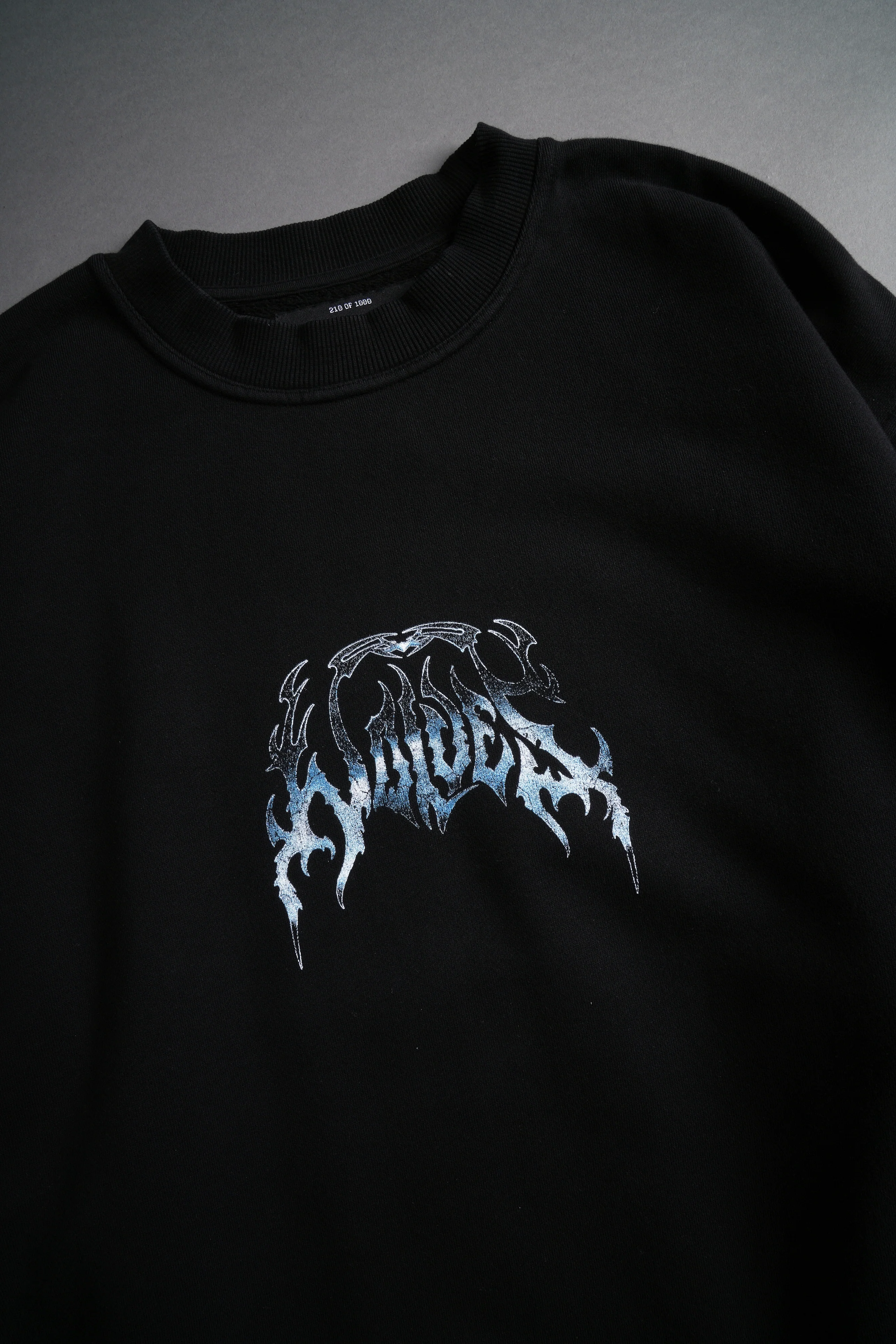 Rule The Galaxy London Crewneck in Black - Image 7