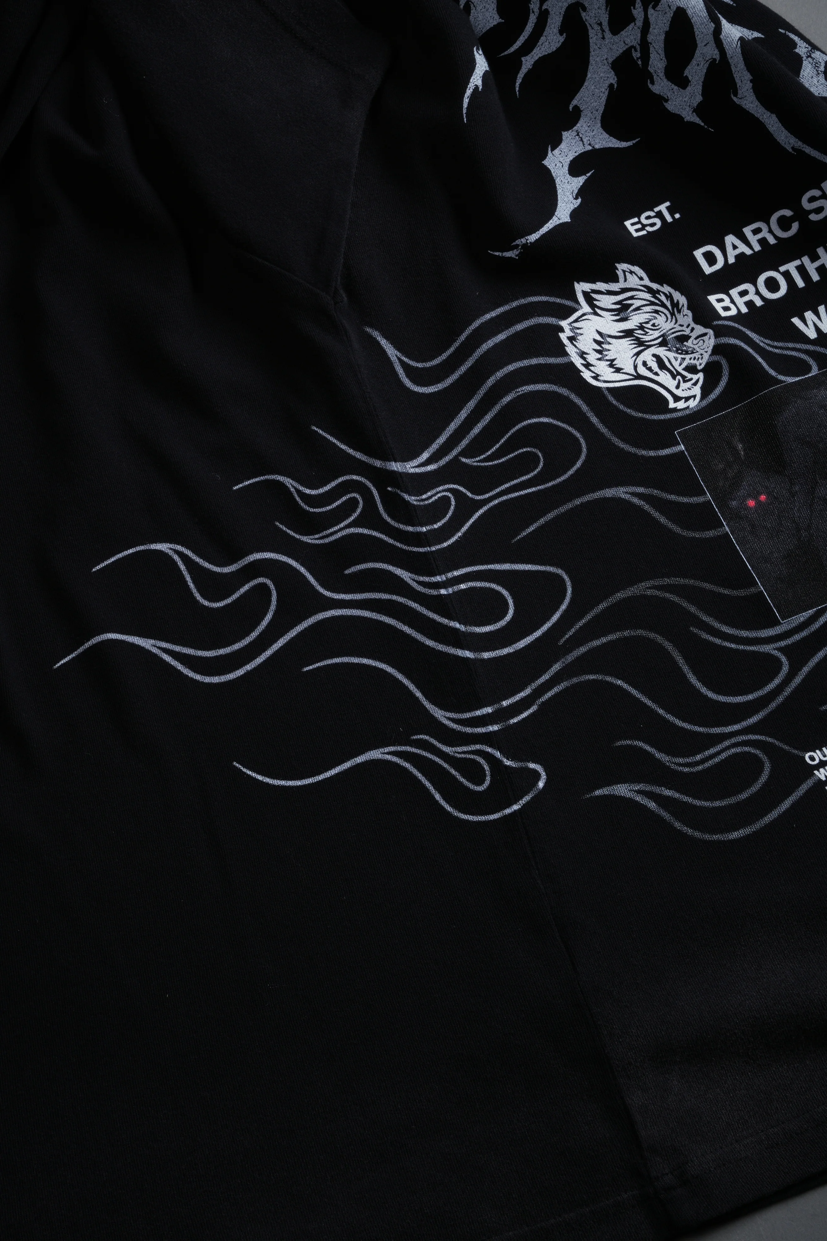 S-Rank "Premium" Oversized Tee in Black Drift Wash - Image 10