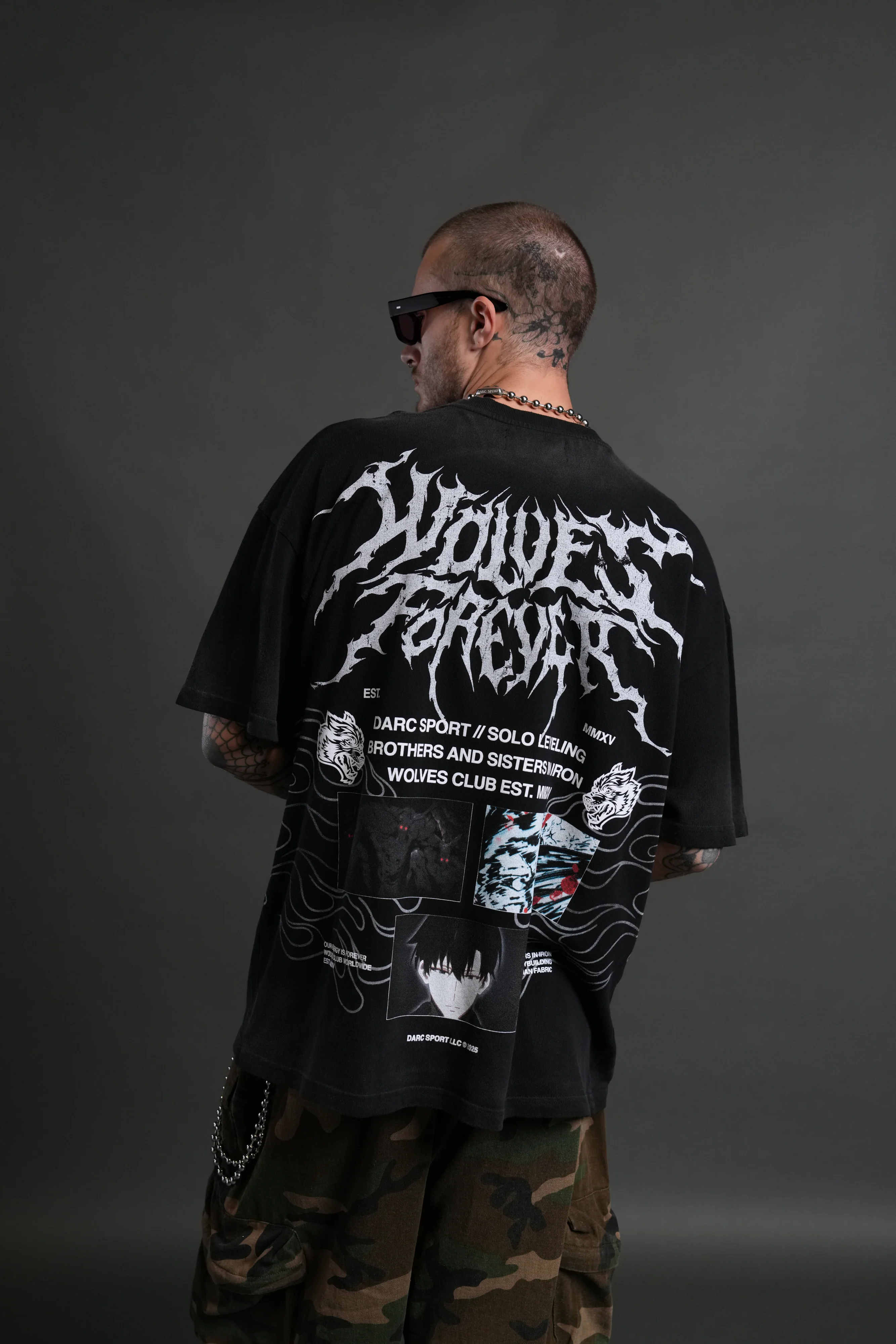 S-Rank "Premium" Oversized Tee in Black Drift Wash - Image 4