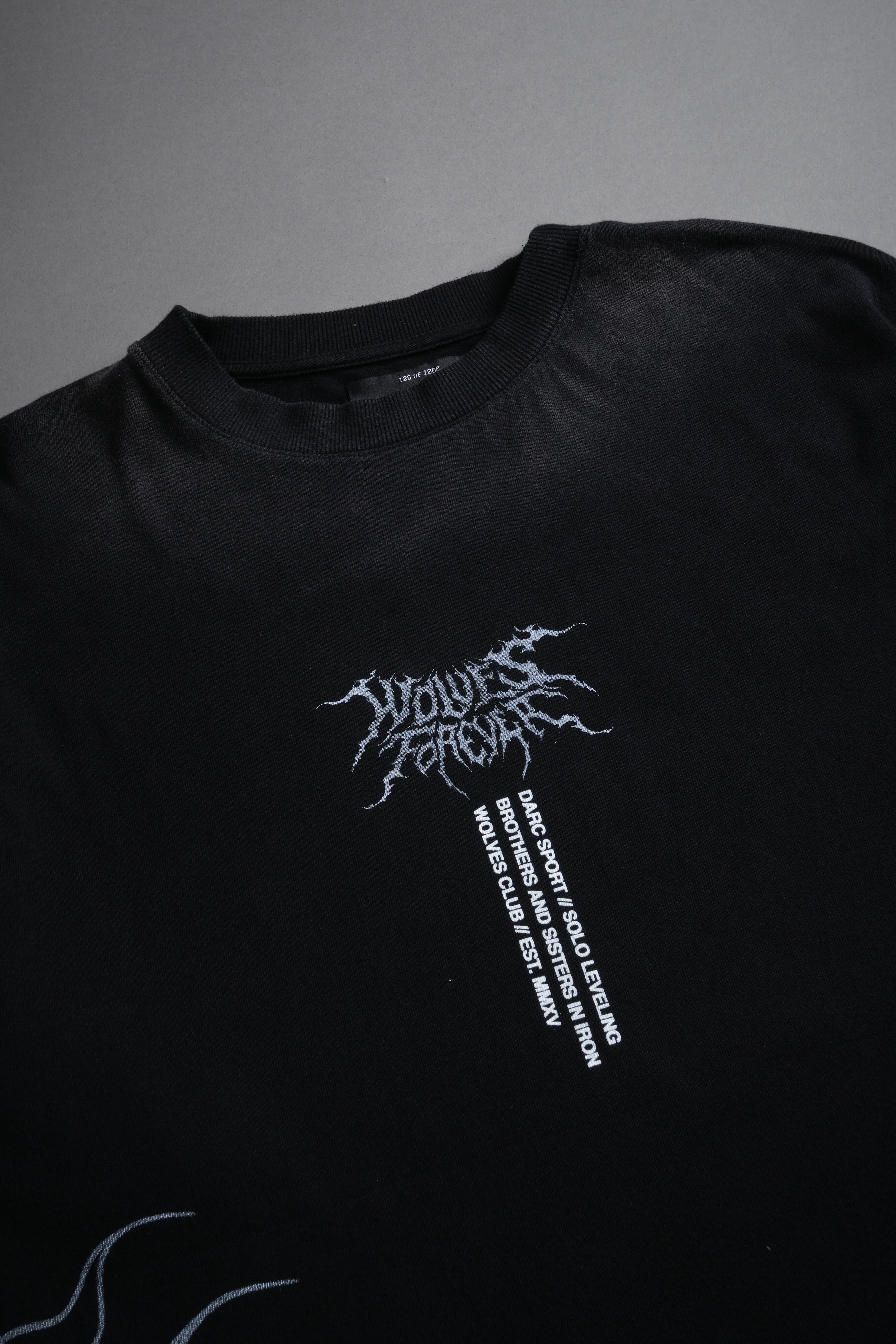 S-Rank "Premium" Oversized Tee in Black Drift Wash - Image 7
