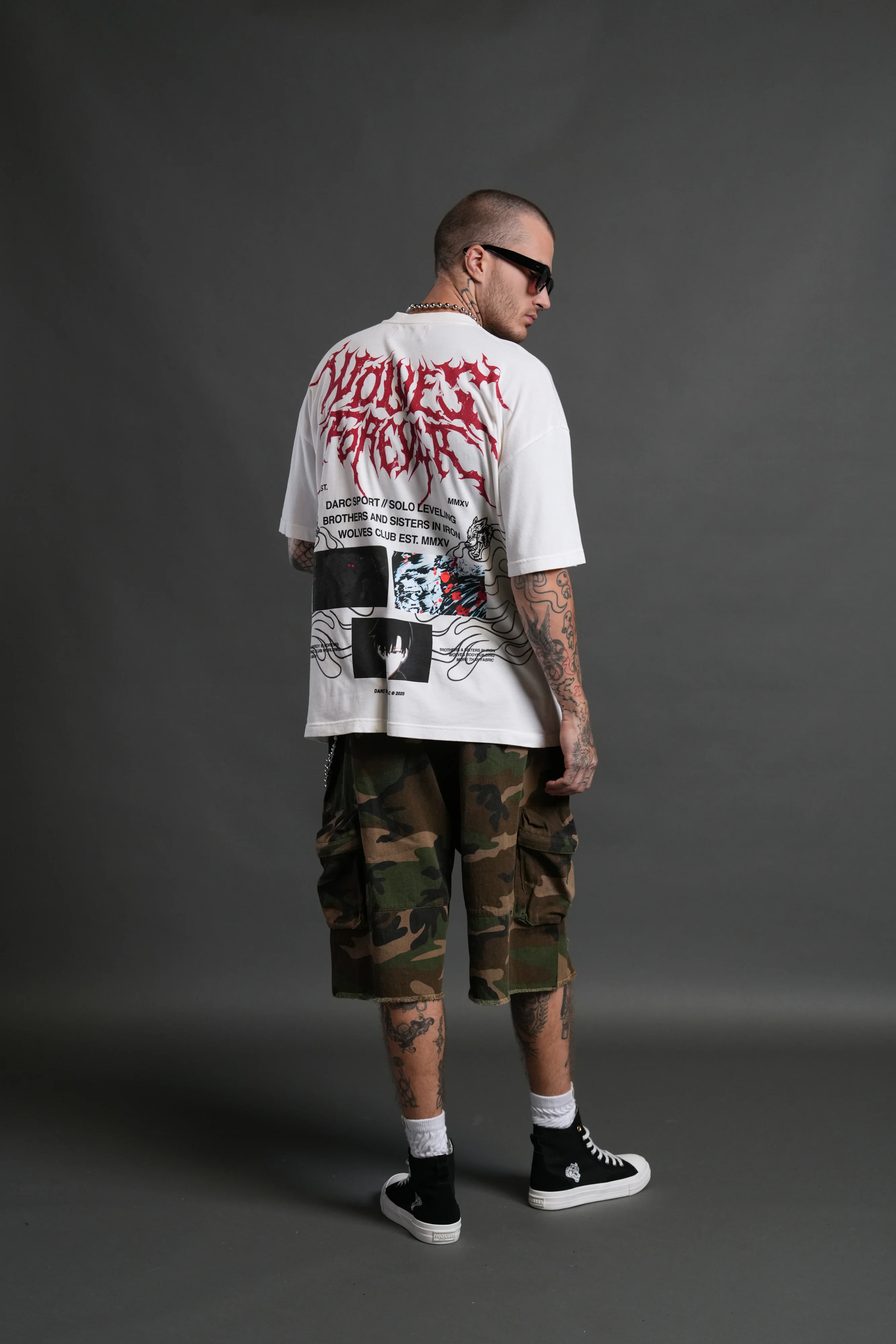 S-Rank "Premium" Oversized Tee in Cream - Image 6