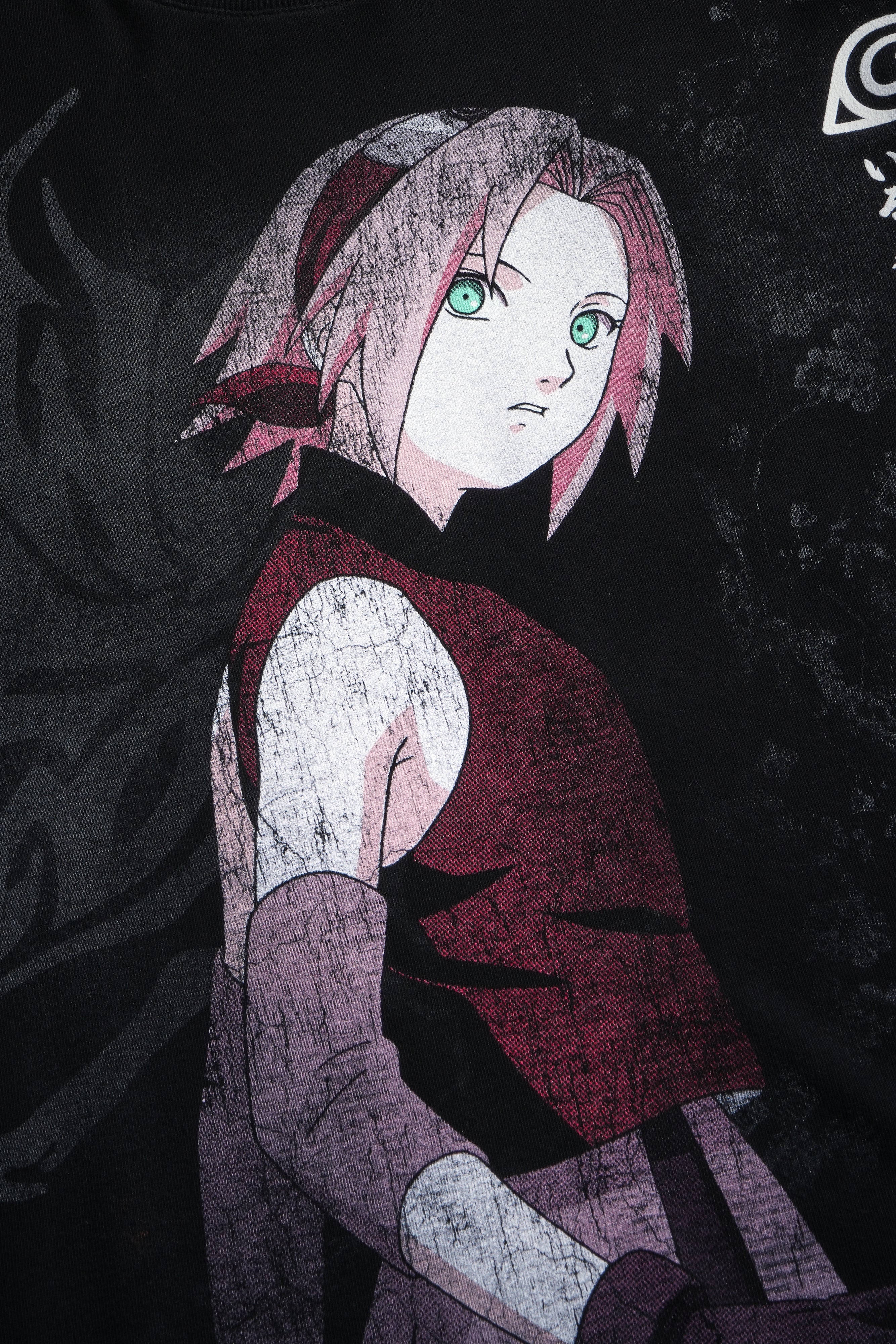 Sakura Haruno "Side-By-Side" Series Premium Tee in Black - Image 17