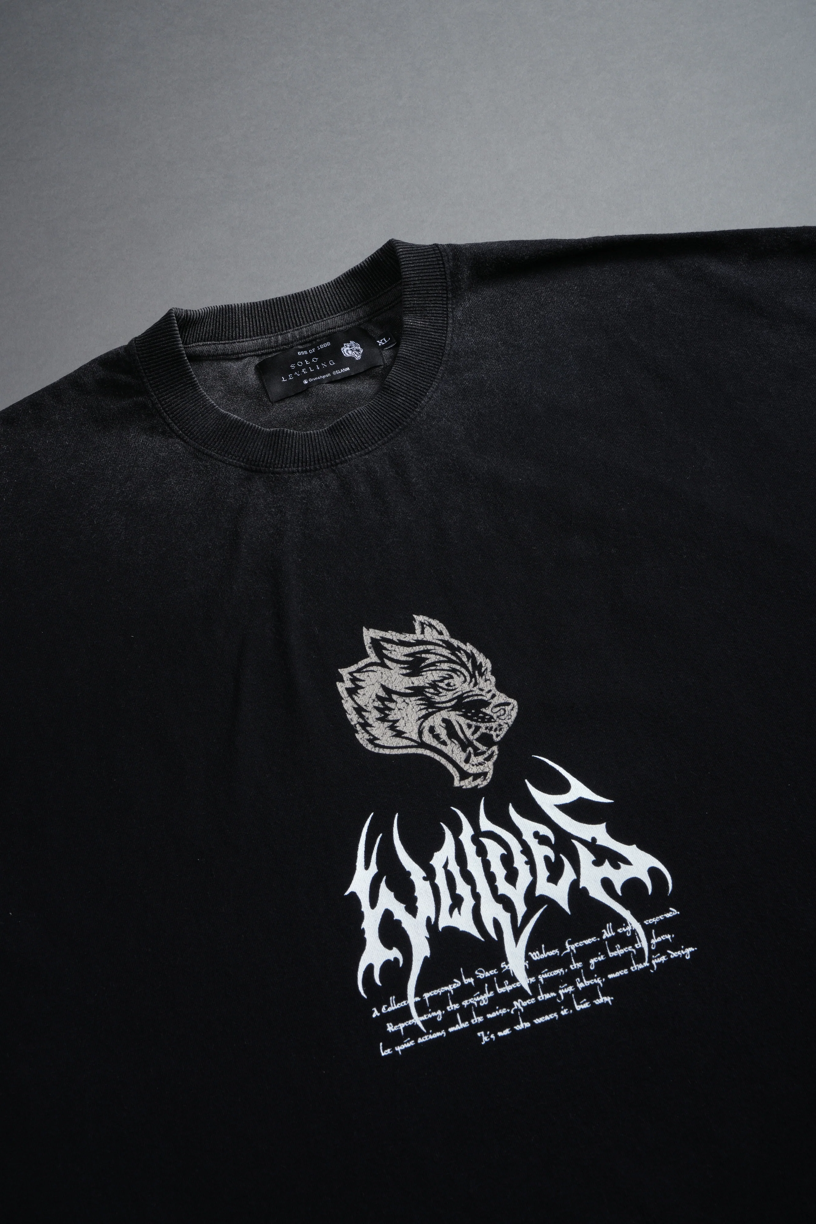 Shadow Shaman Grunge Cut-Off Tee in Black - Image 7