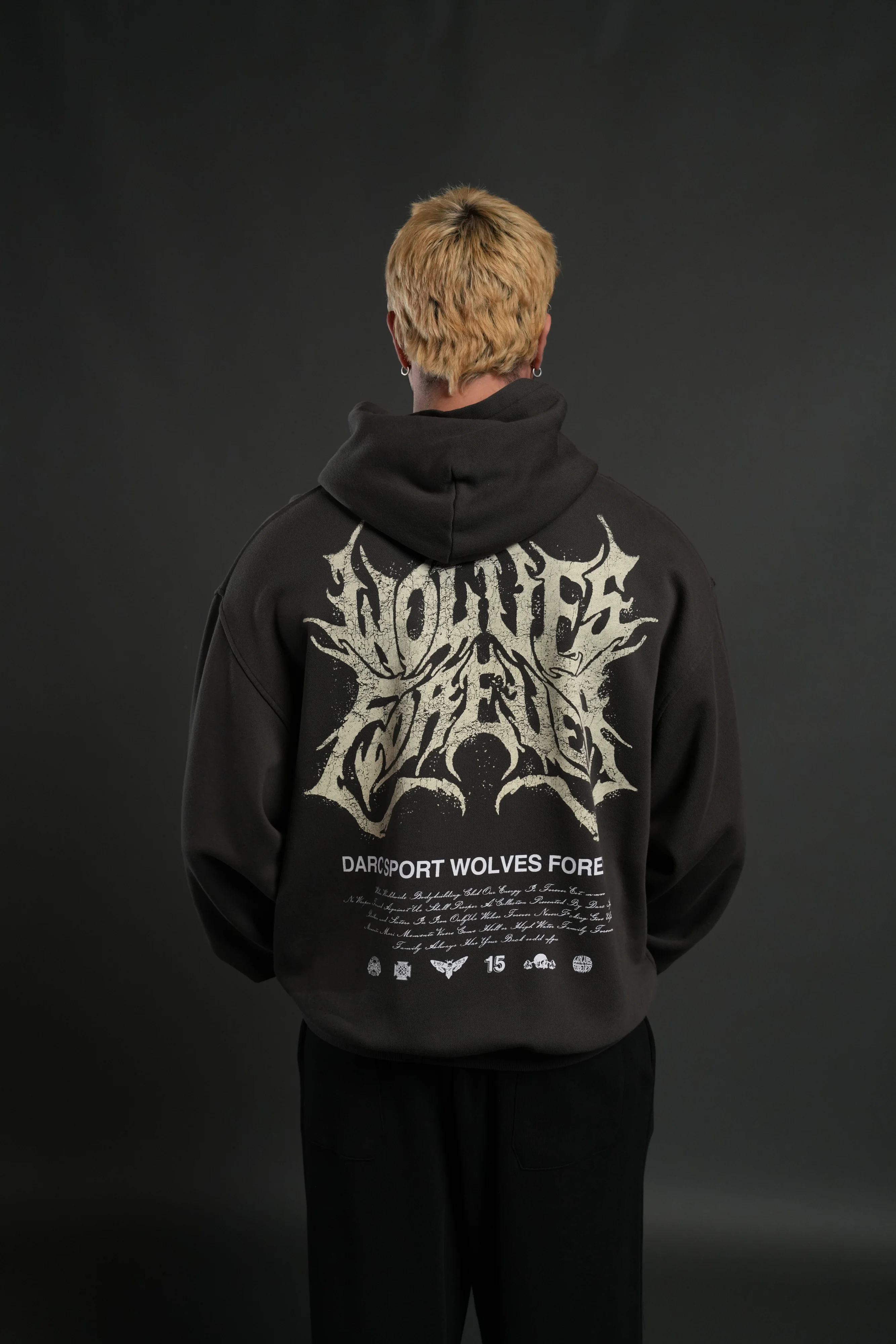 Sheer Loyalty "Pierce" Hoodie in Wolf Gray - Image 4
