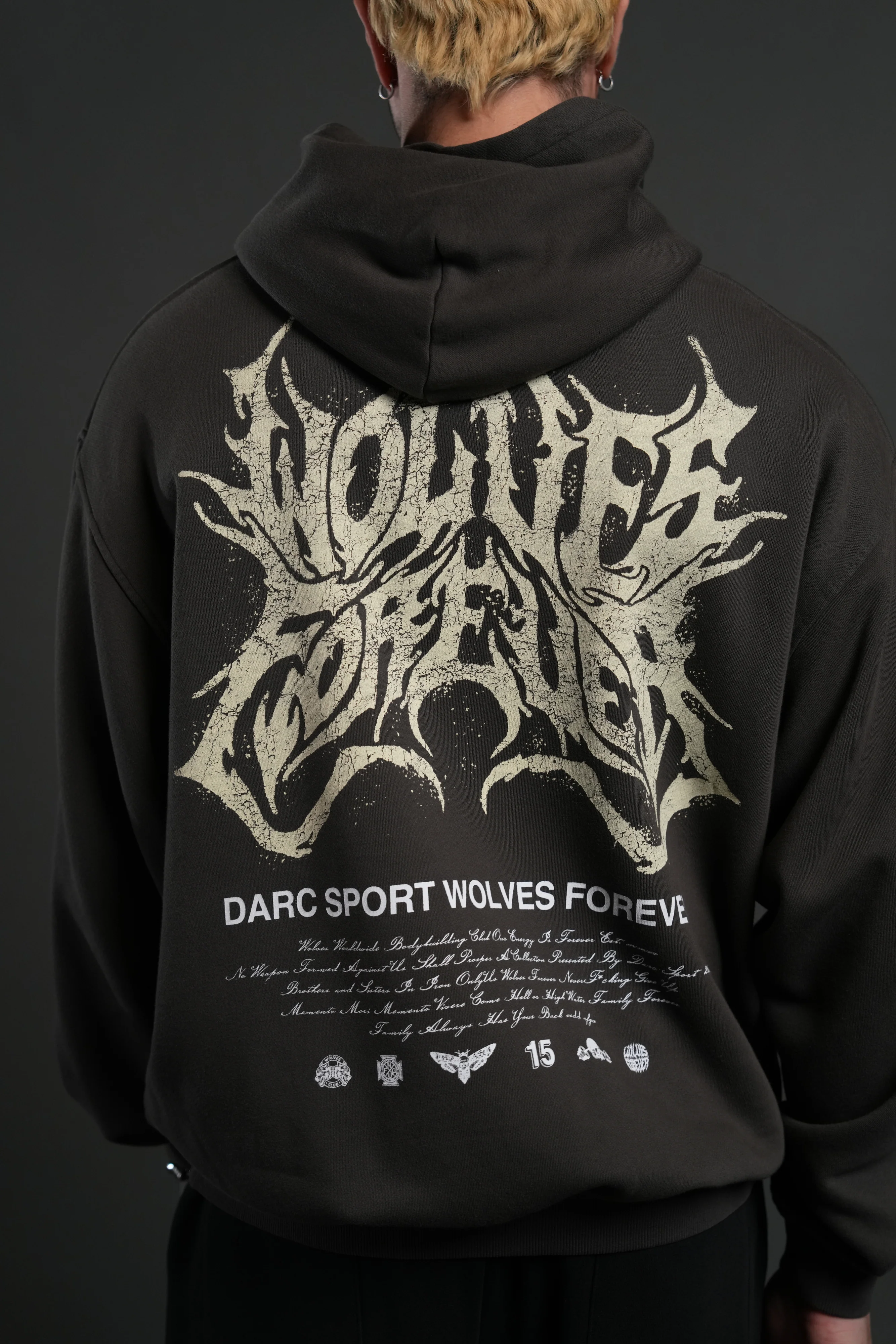 Sheer Loyalty "Pierce" Hoodie in Wolf Gray - Image 5