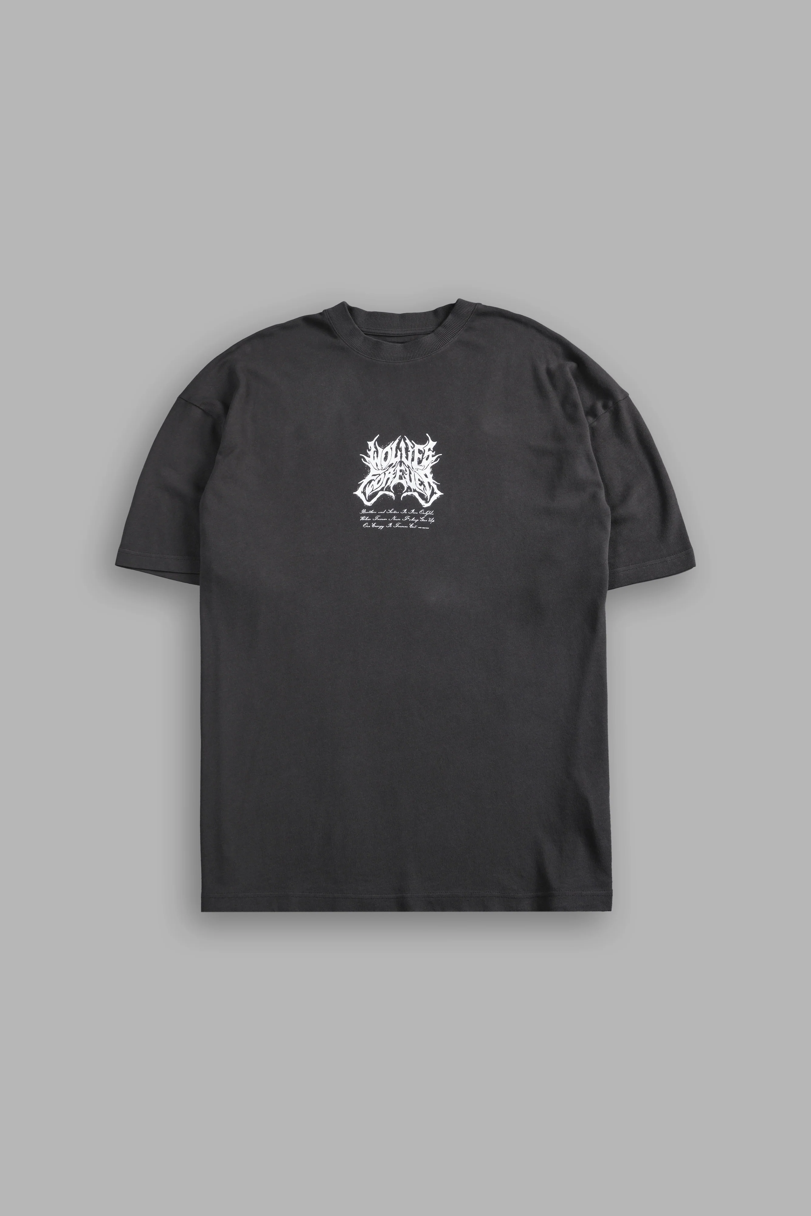Sheer Loyalty "Premium" Oversized Tee in Wolf Gray - Image 3