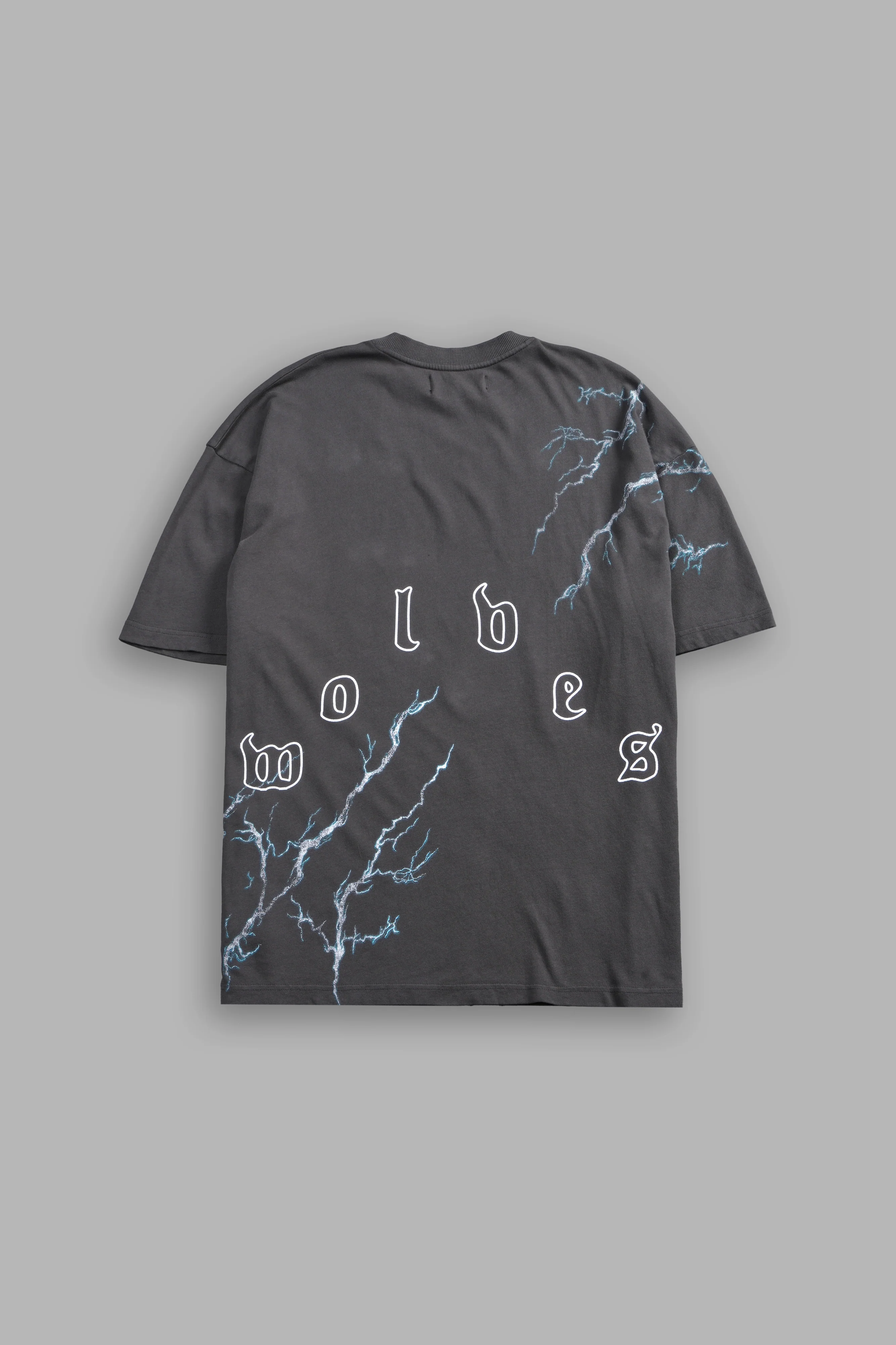 Shinobi Premium Oversized Tee in Wolf Gray - Image 3