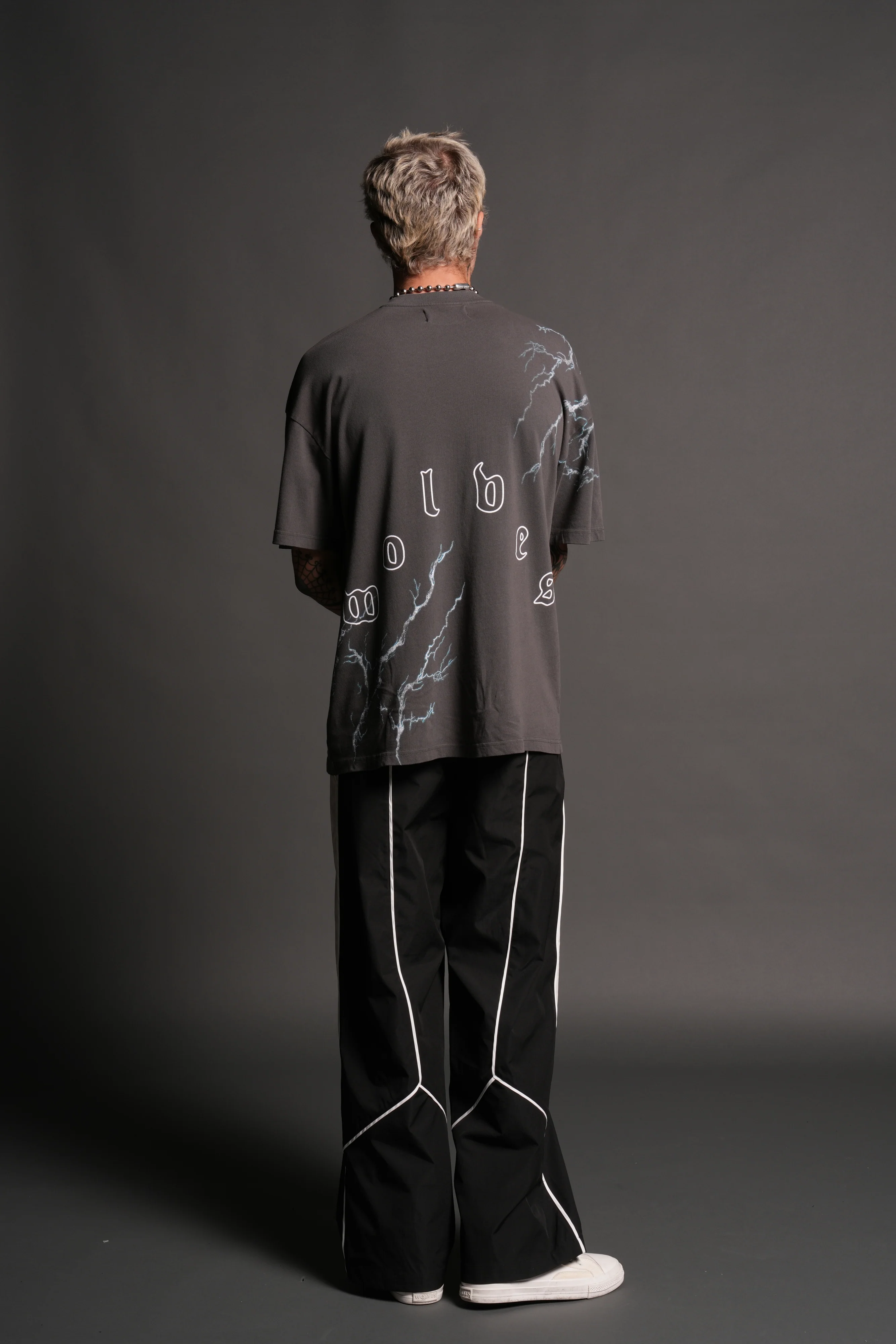 Shinobi Premium Oversized Tee in Wolf Gray - Image 6
