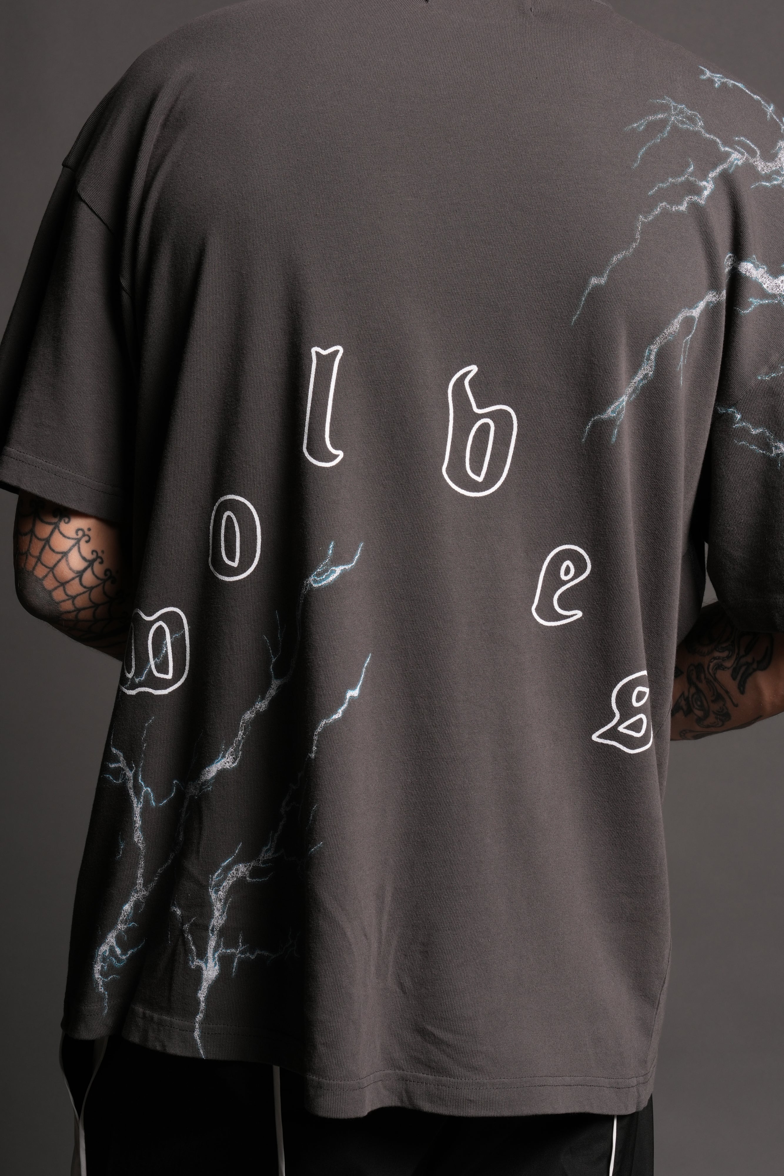 Shinobi Premium Oversized Tee in Wolf Gray - Image 8