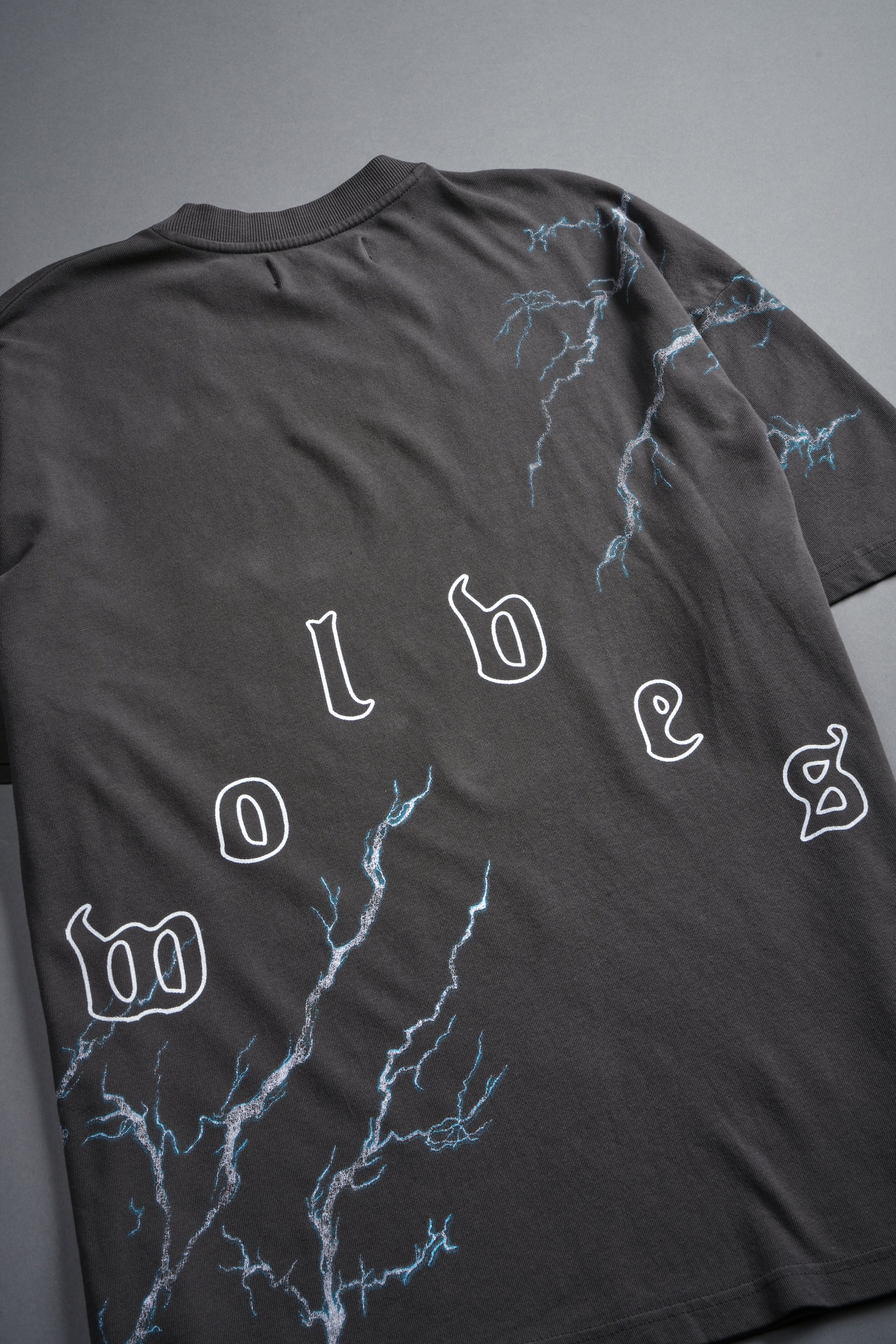Shinobi Premium Oversized Tee in Wolf Gray - Image 9