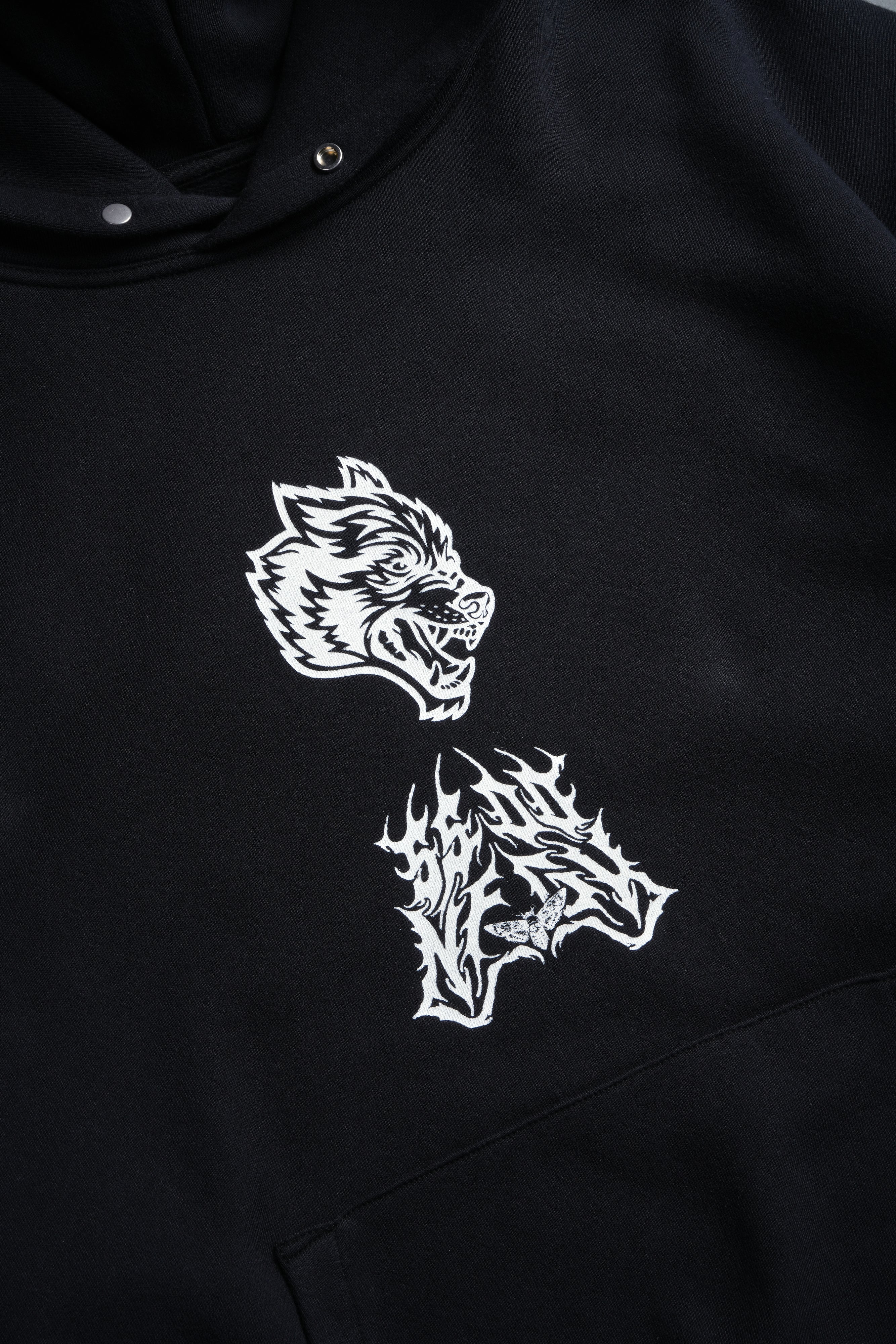Shonen's Past "Pierce" Hoodie in Black - Image 9