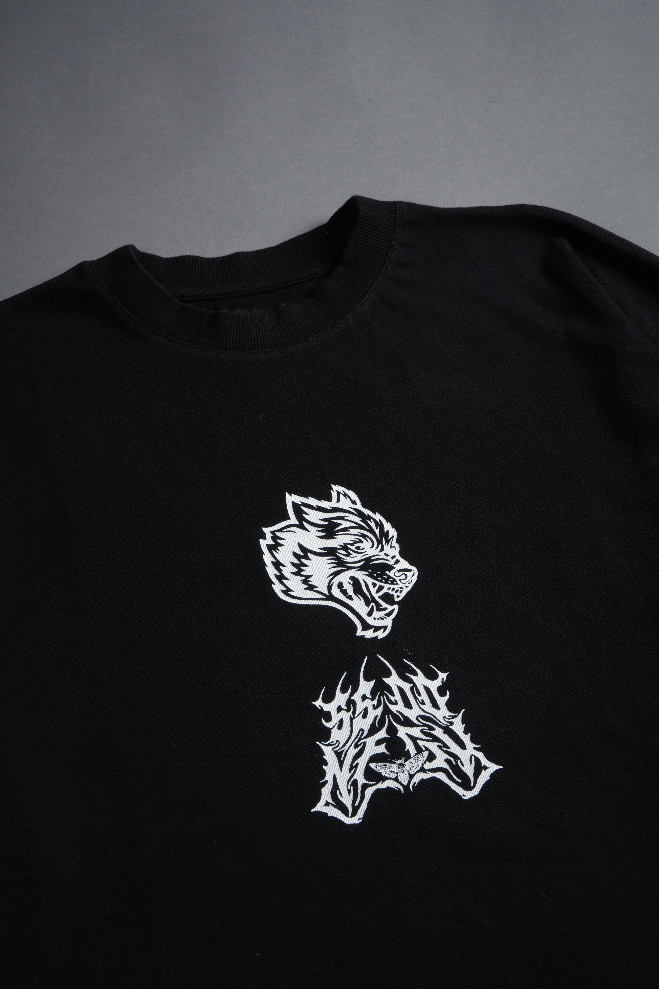 Shonen's Past "Premium" Oversized Tee in Black - Image 7