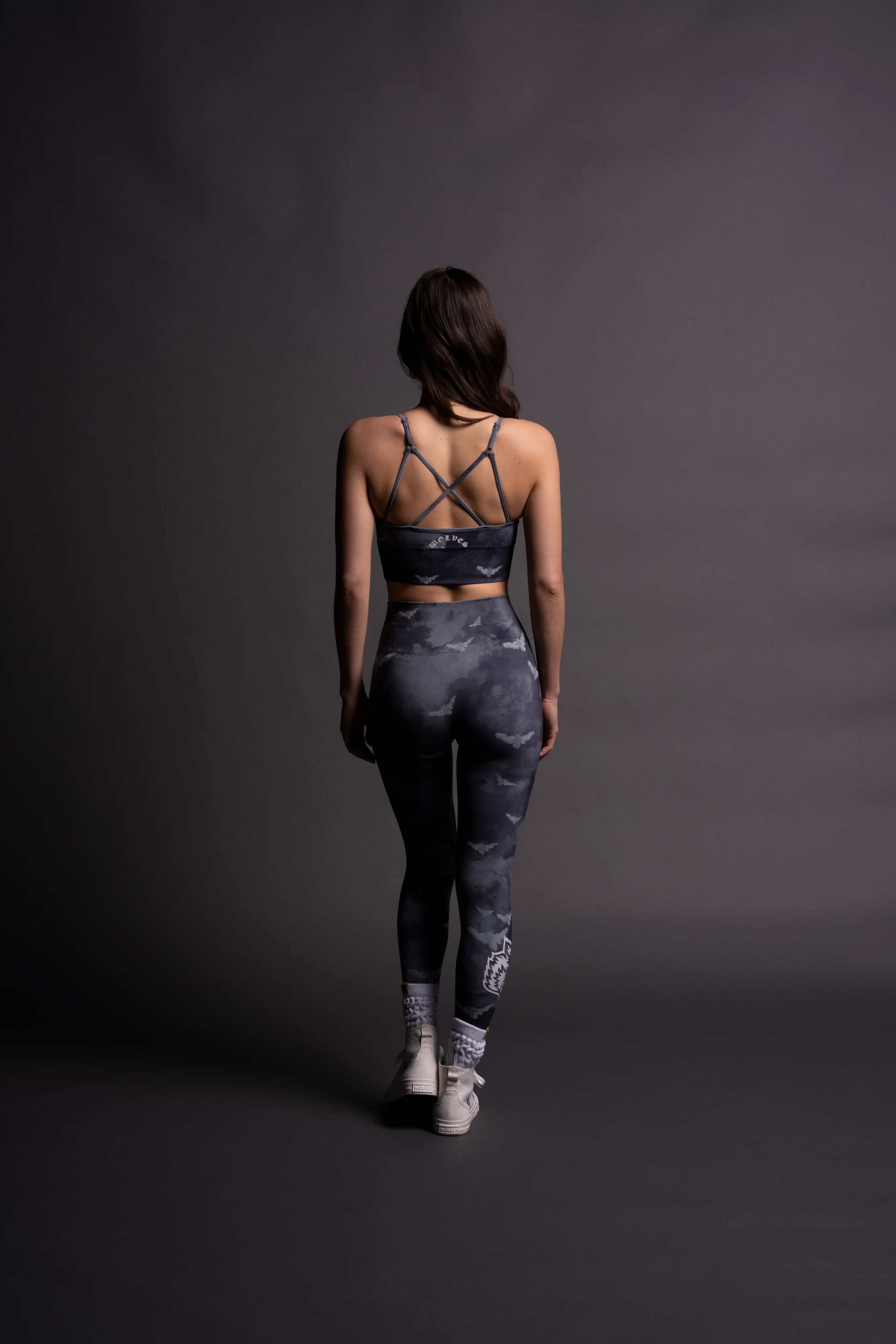 Single Wolf Chopper "Everson Seamless" Huxley Bra in Blue Lagoon Death Moth Ghost Clouds - Image 14