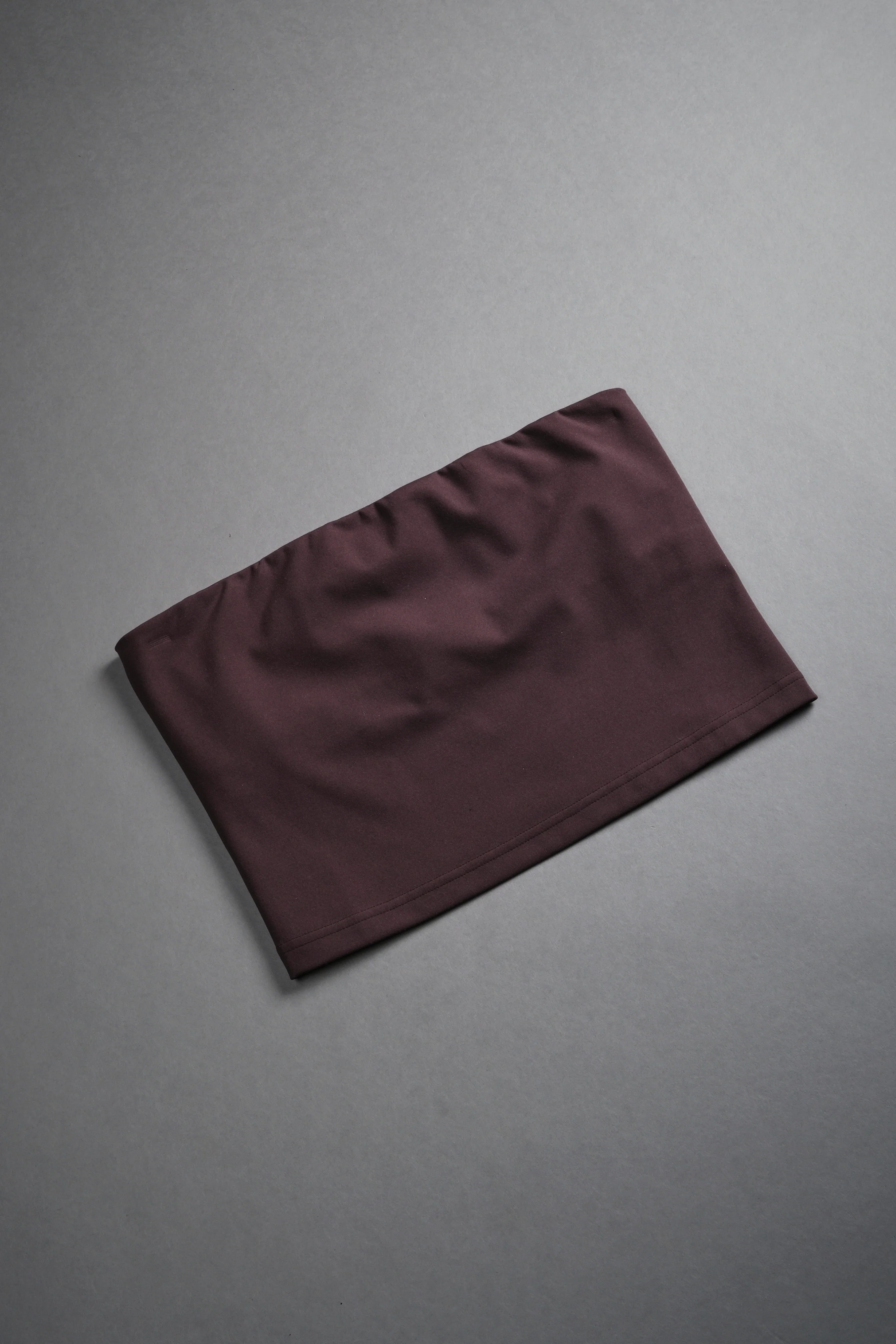 Single Wolf "Nova" Longline Bandeau Top in Darc Garnet - Image 5