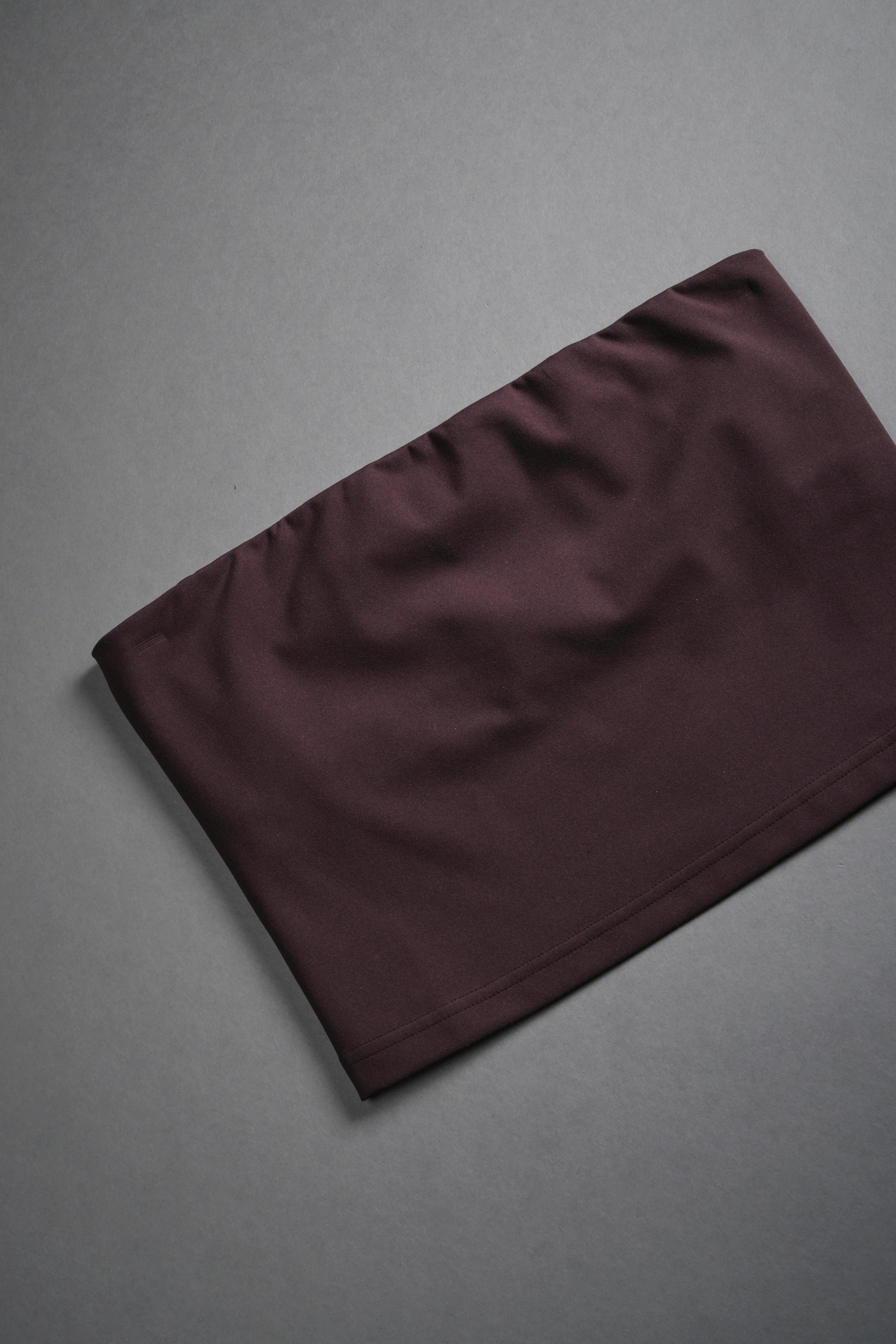 Single Wolf "Nova" Longline Bandeau Top in Darc Garnet - Image 7