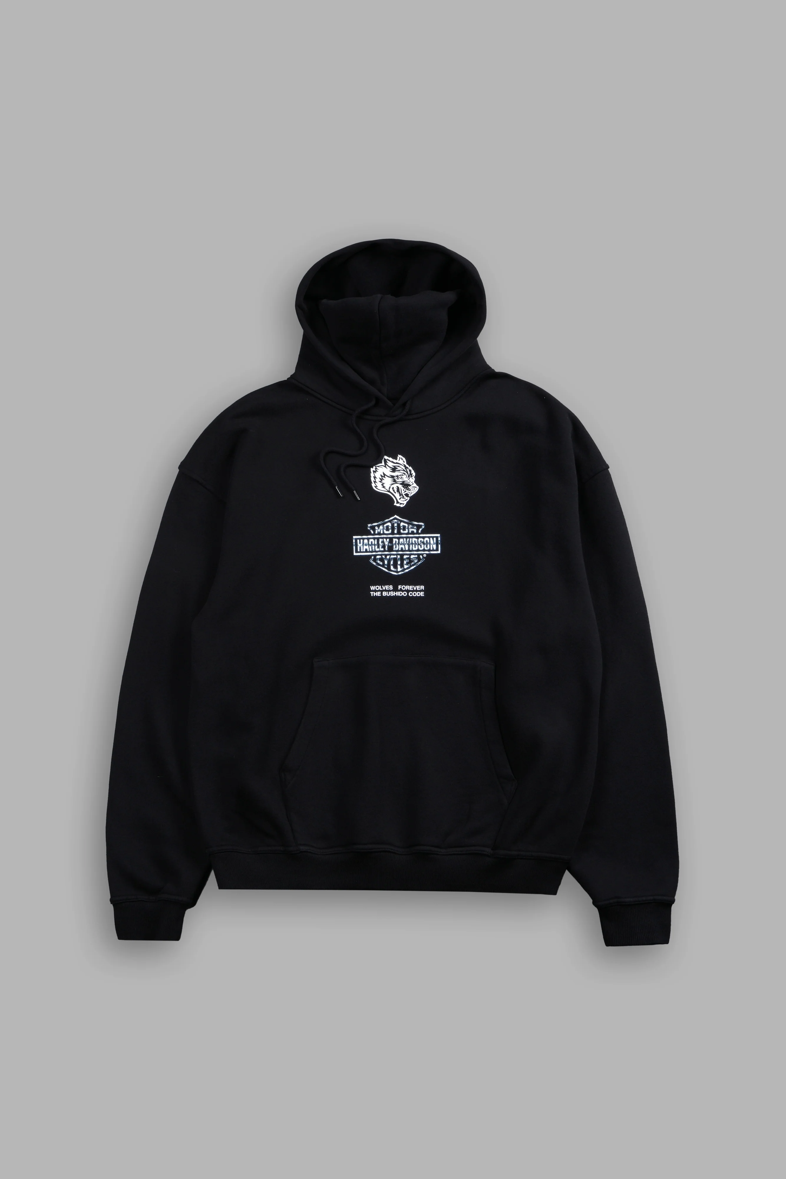 Skulls & Steel Bishop Hoodie in Black - Image 2