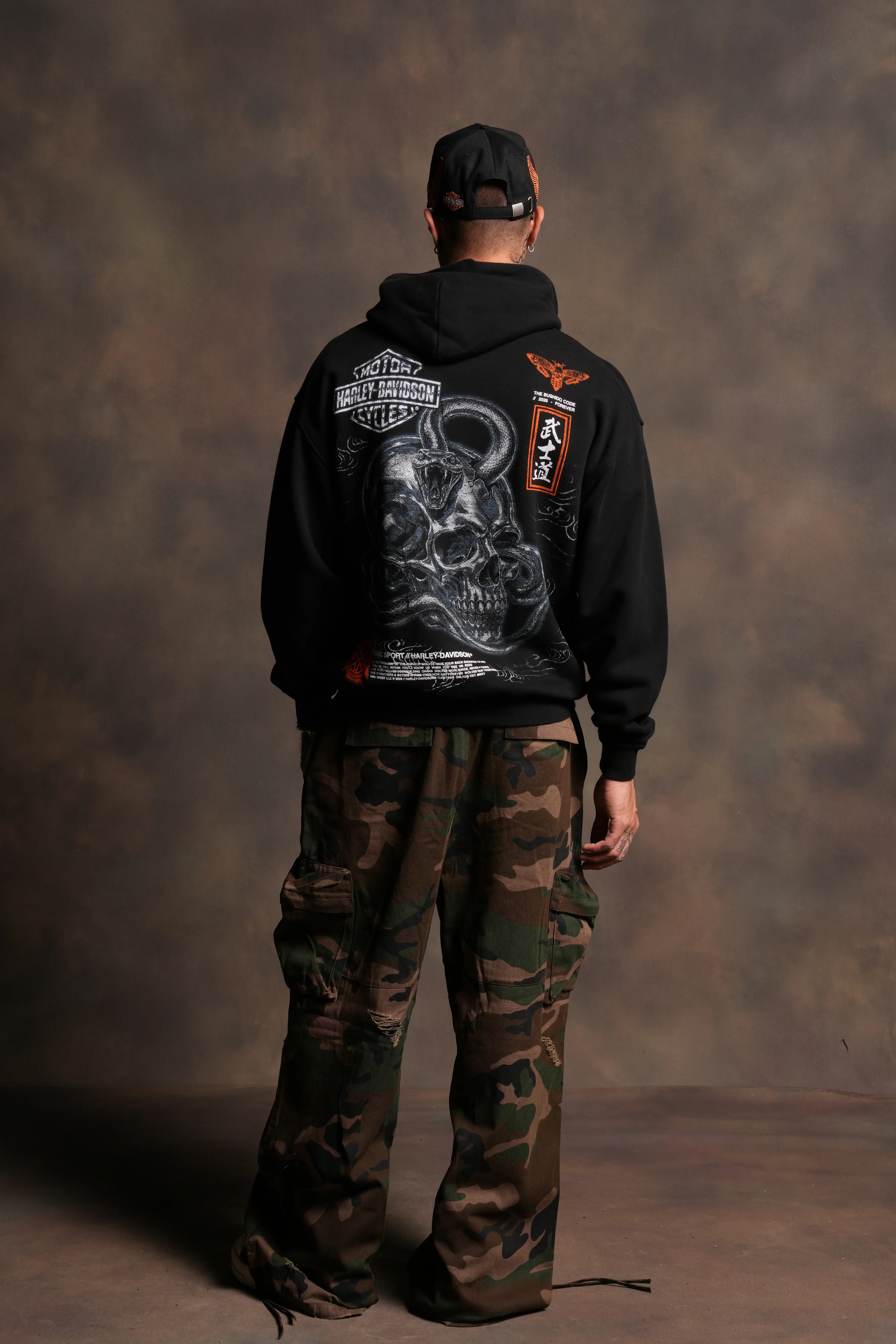 Skulls & Steel Bishop Hoodie in Black - Image 7