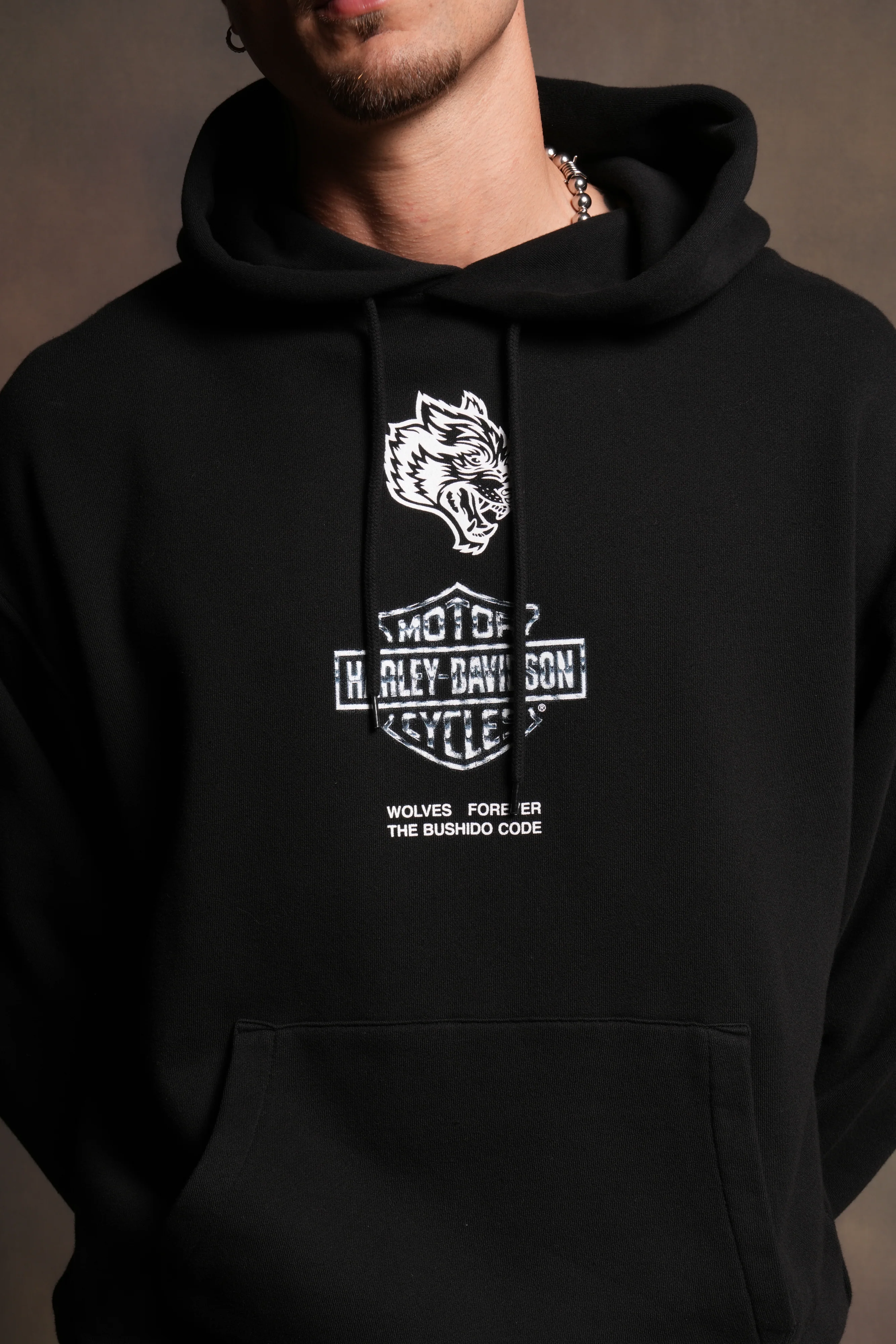 Skulls & Steel Bishop Hoodie in Black - Image 8