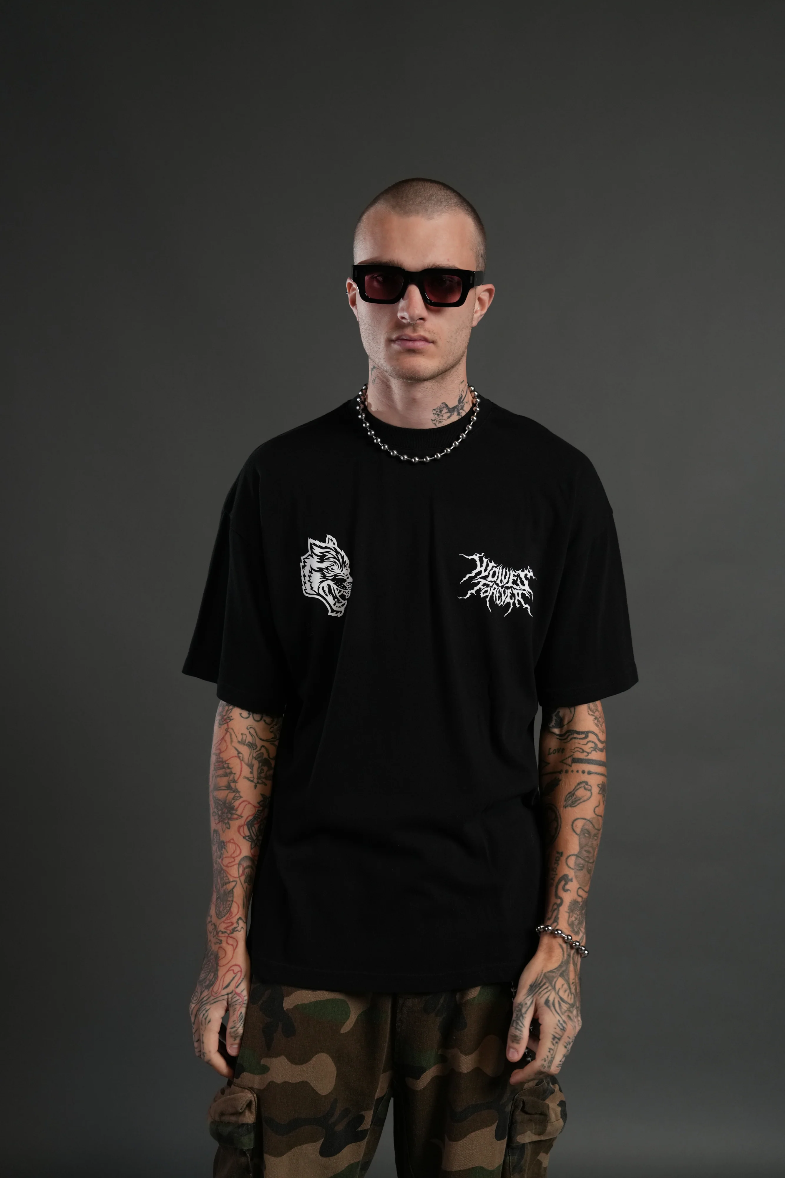 Song of Infinity "Premium" Oversized Tee in Black - Image 2