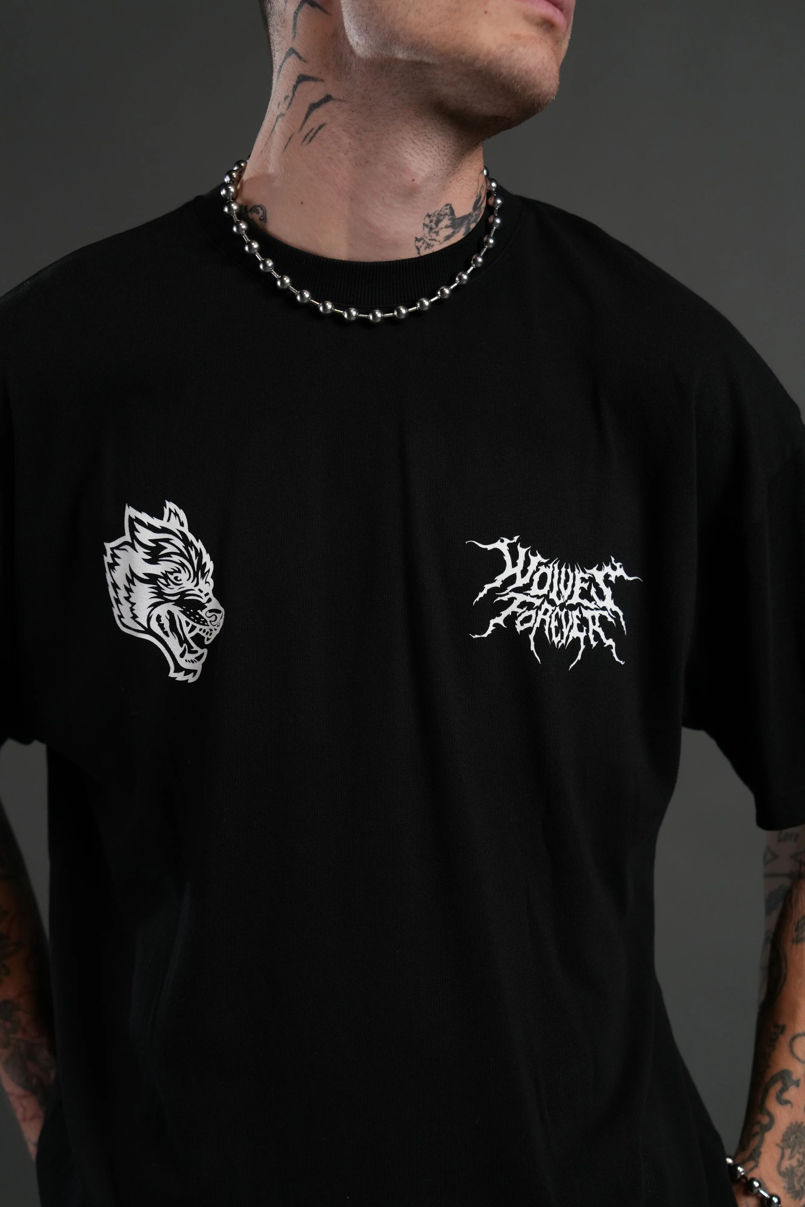 Song of Infinity "Premium" Oversized Tee in Black - Image 5