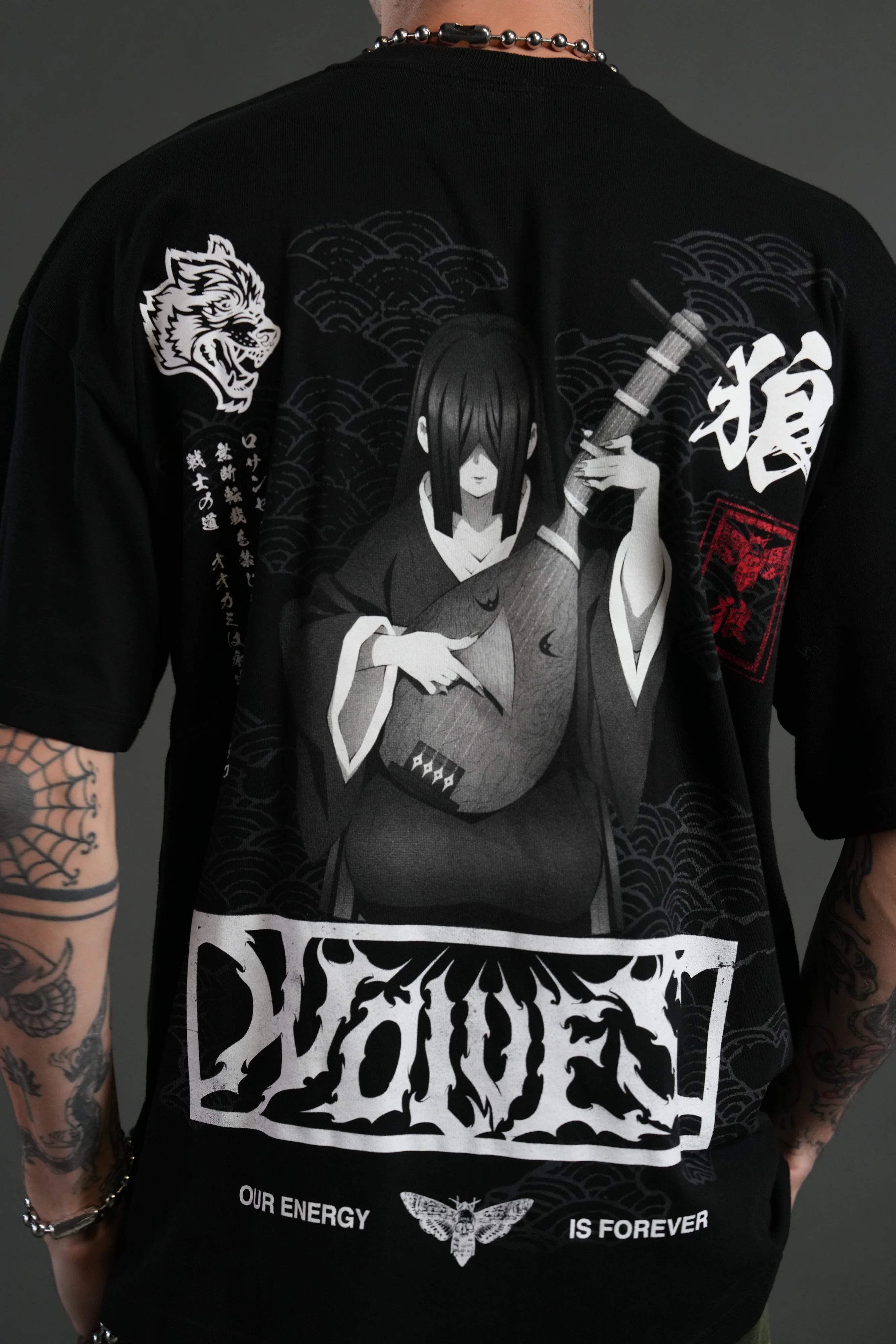 Song of Infinity "Premium" Oversized Tee in Black - Image 6