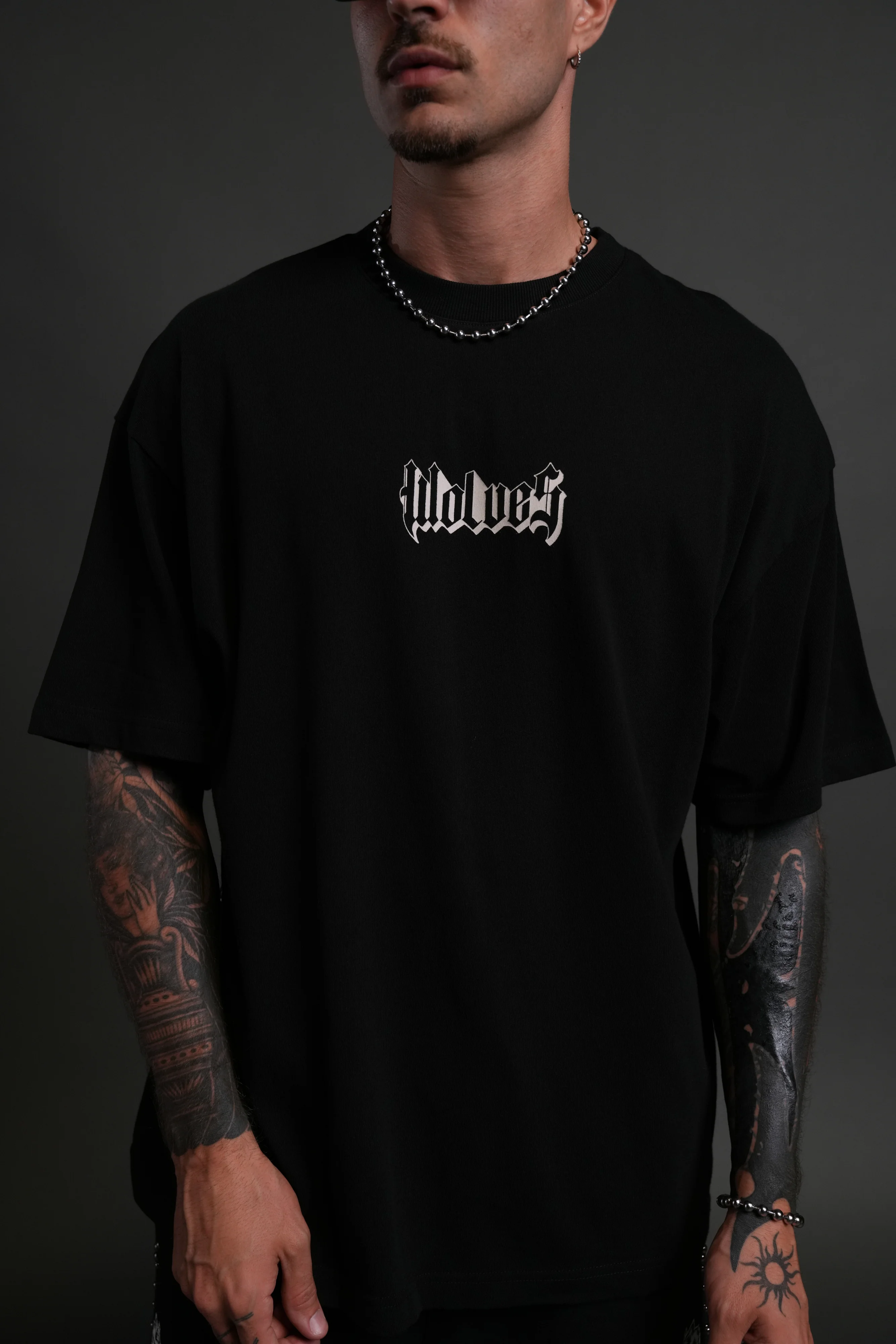 SSDDNFGU Hesh Unisex "Premium" Oversized Tee in Black - Image 6