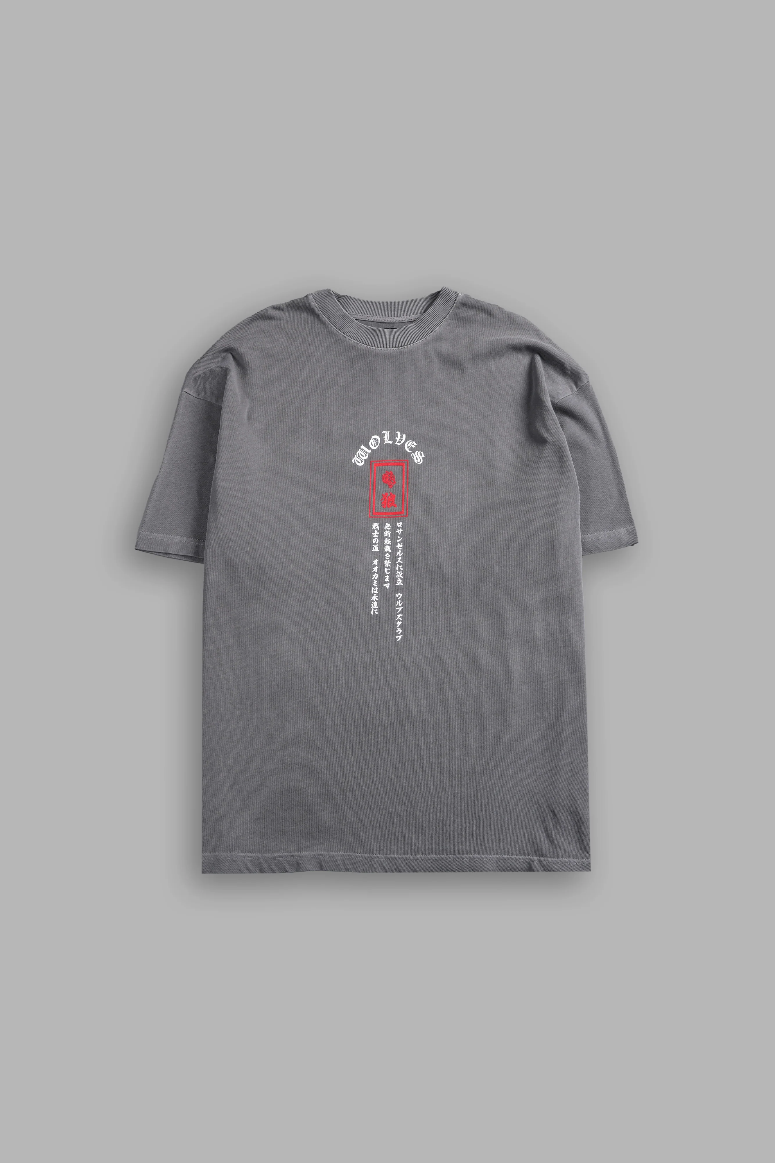 Stand-Off "Premium" Oversized Tee in Dove Gray - Image 3