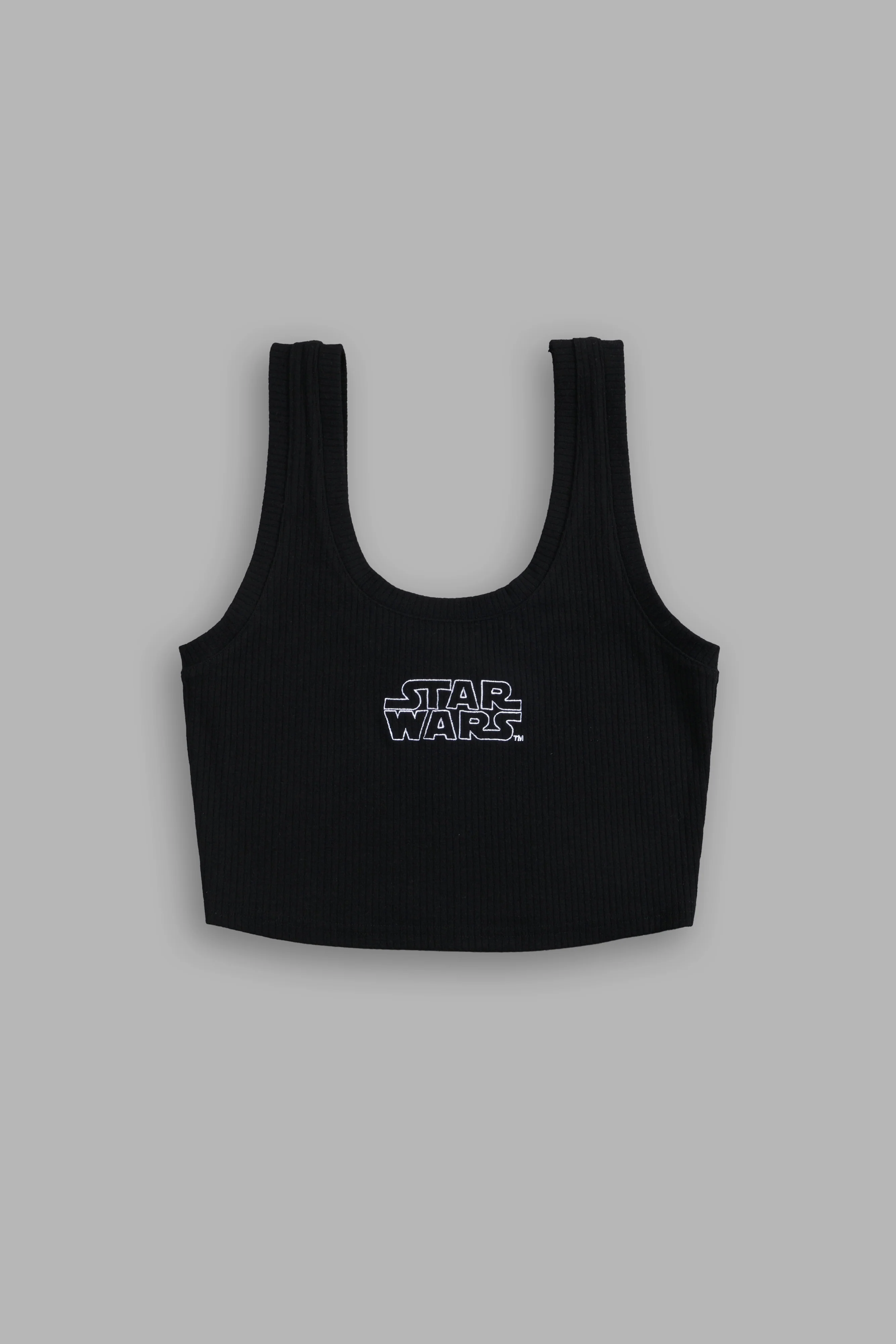 Star Wars She Classic Ribbed Tank in Black - Image 3