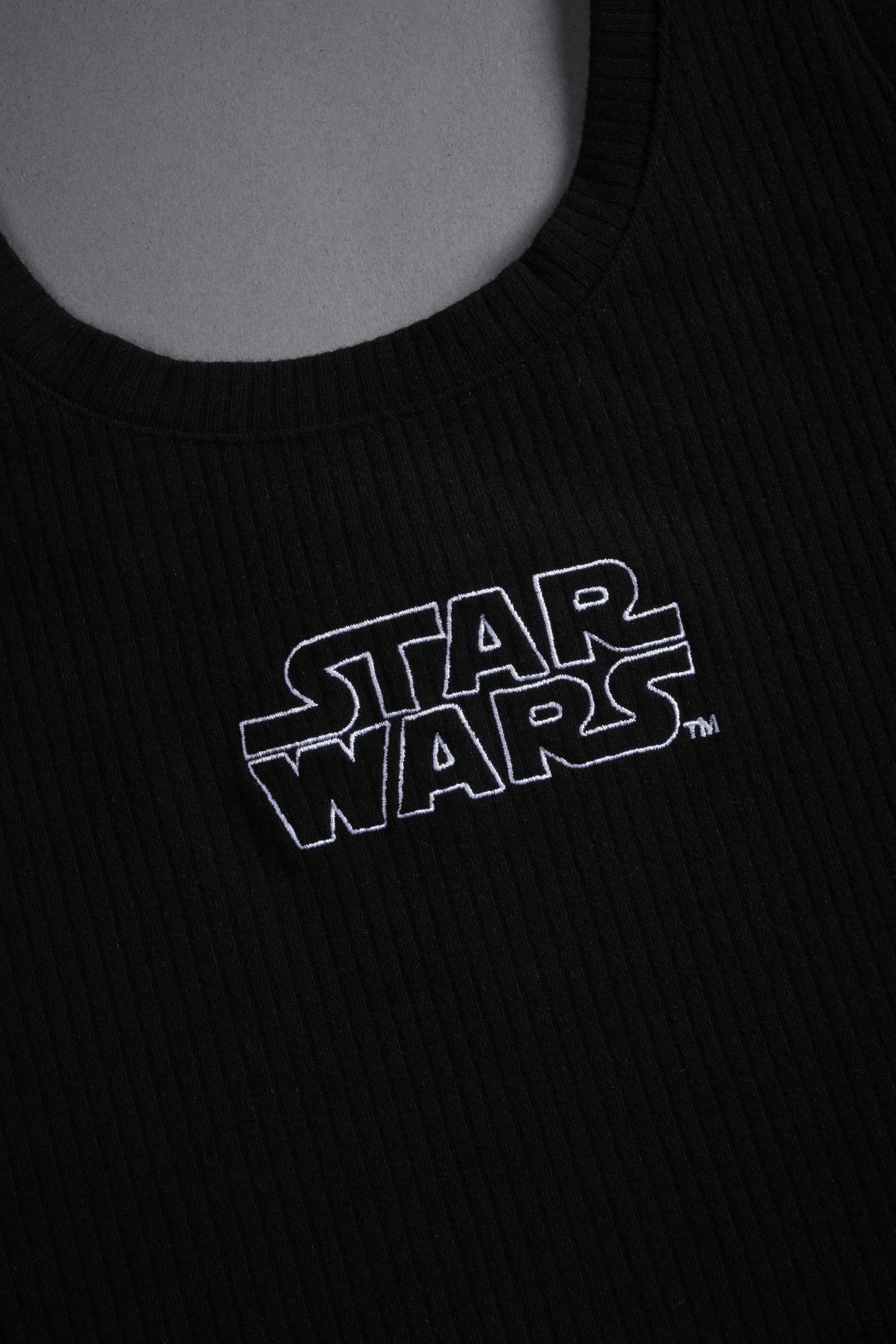 Star Wars She Classic Ribbed Tank in Black - Image 7