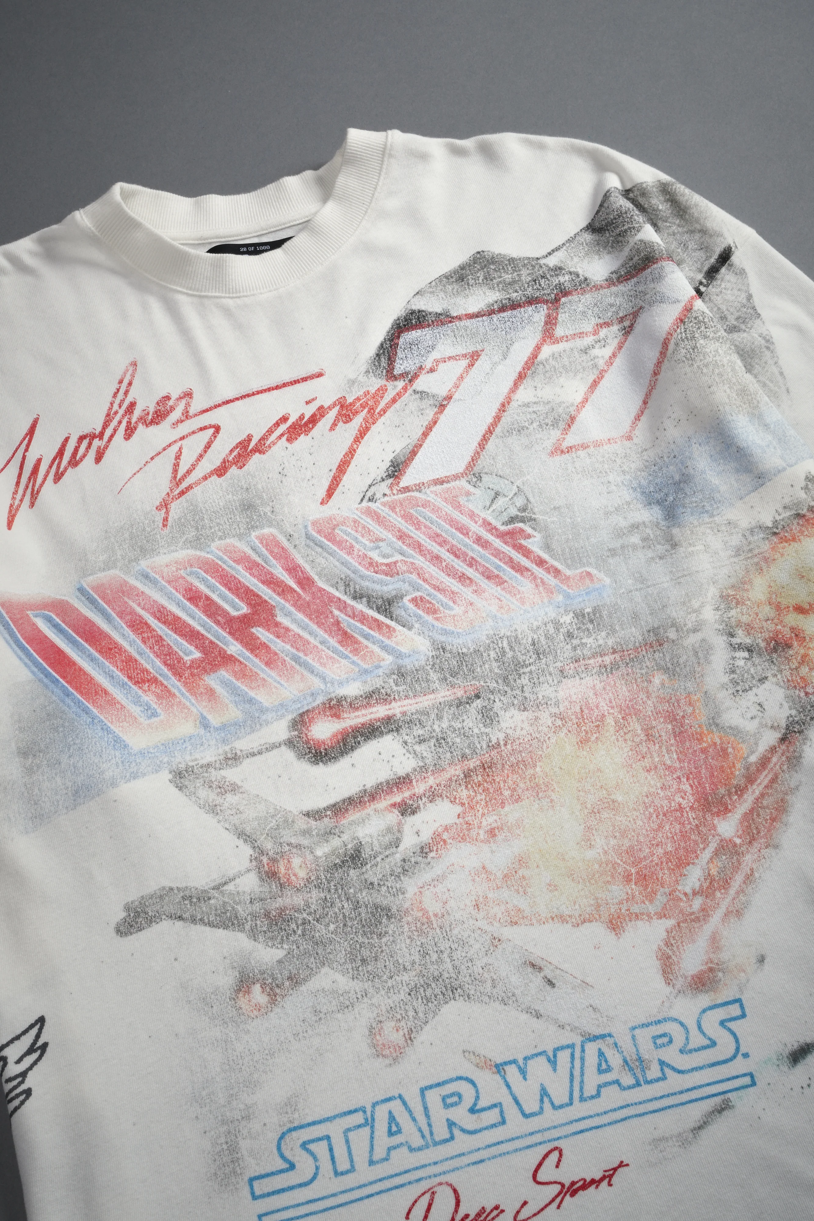 Starfighter Premium Oversized Tee in Cream - Image 3