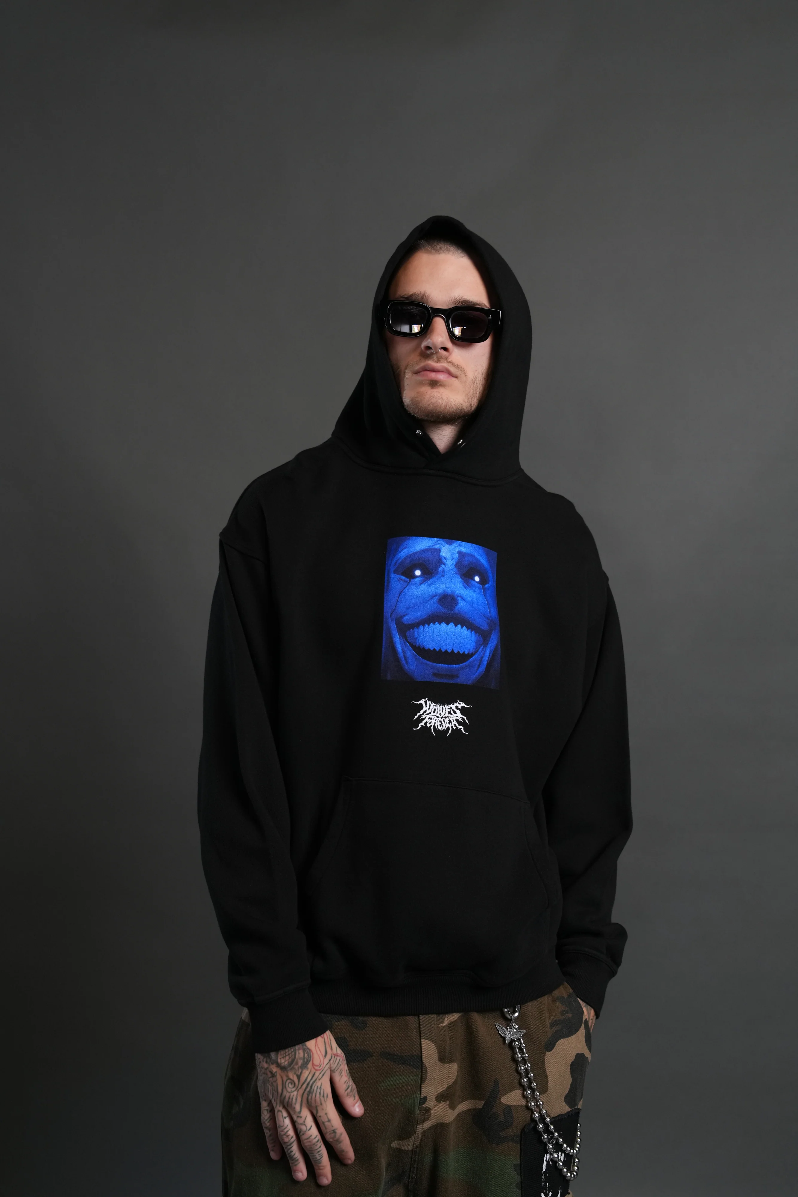 Statue of God "Pierce" Hoodie in Black - Image 4