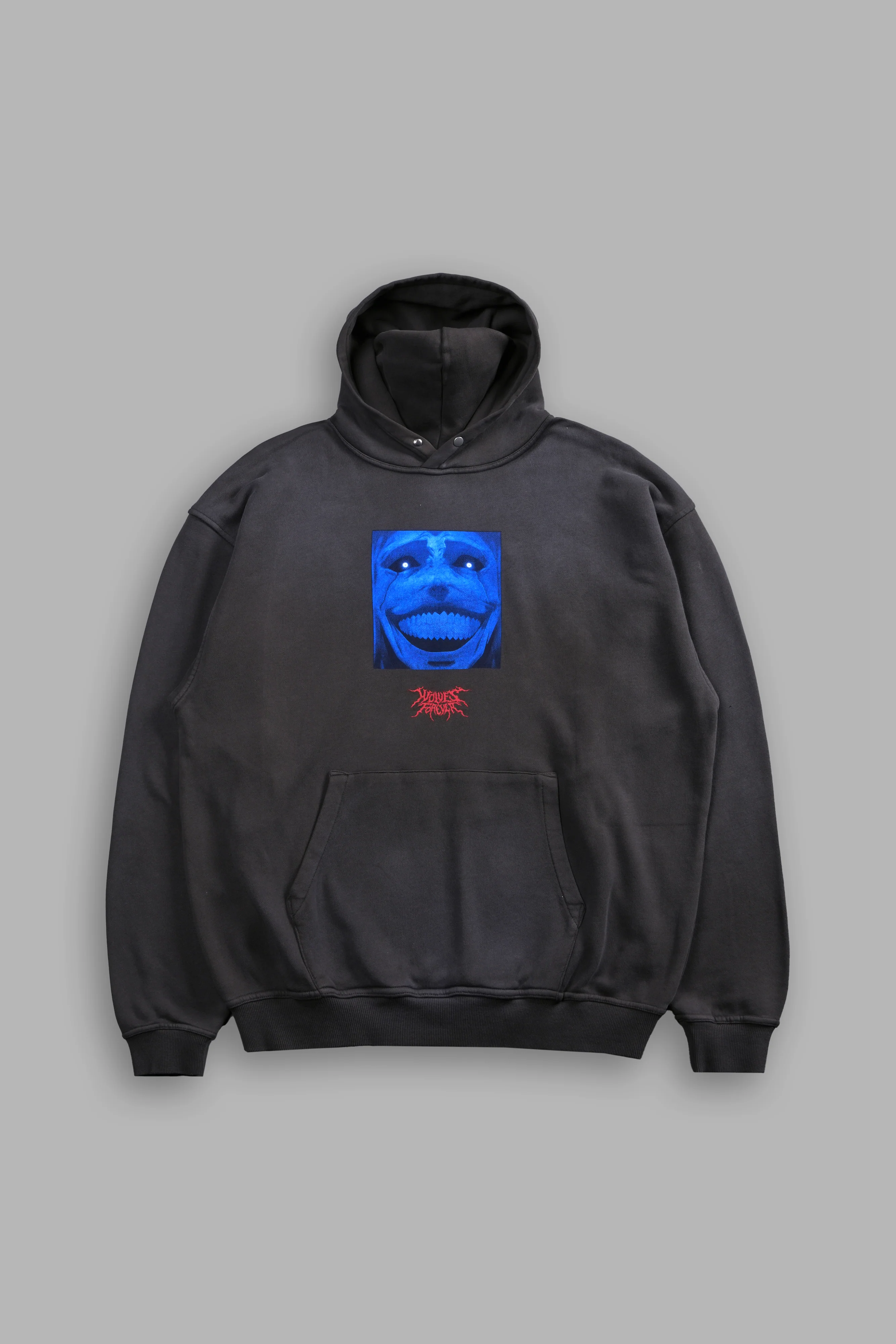 Statue of God "Pierce" Hoodie in Wolf Gray Drift Wash