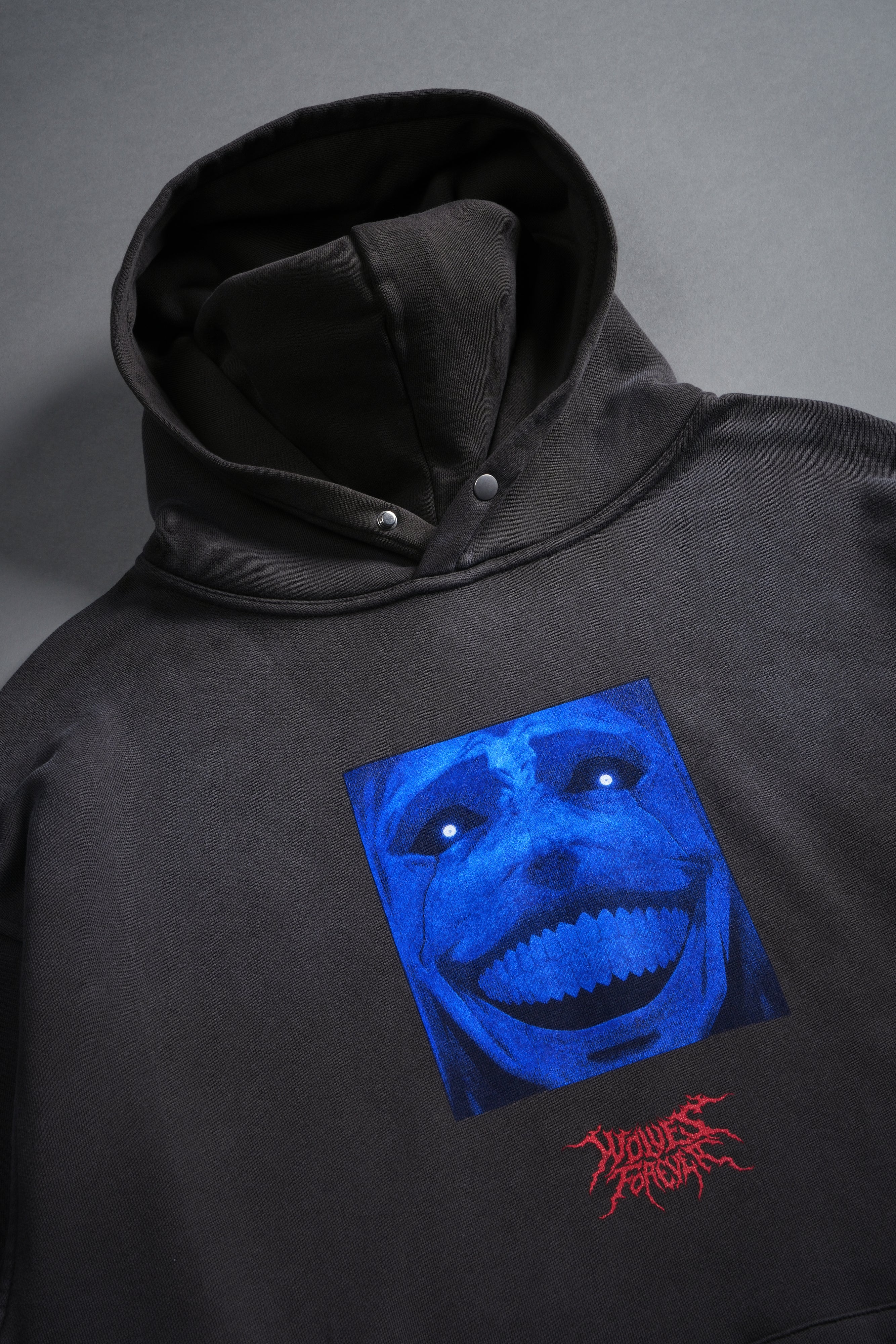 Statue of God "Pierce" Hoodie in Wolf Gray Drift Wash - Image 7