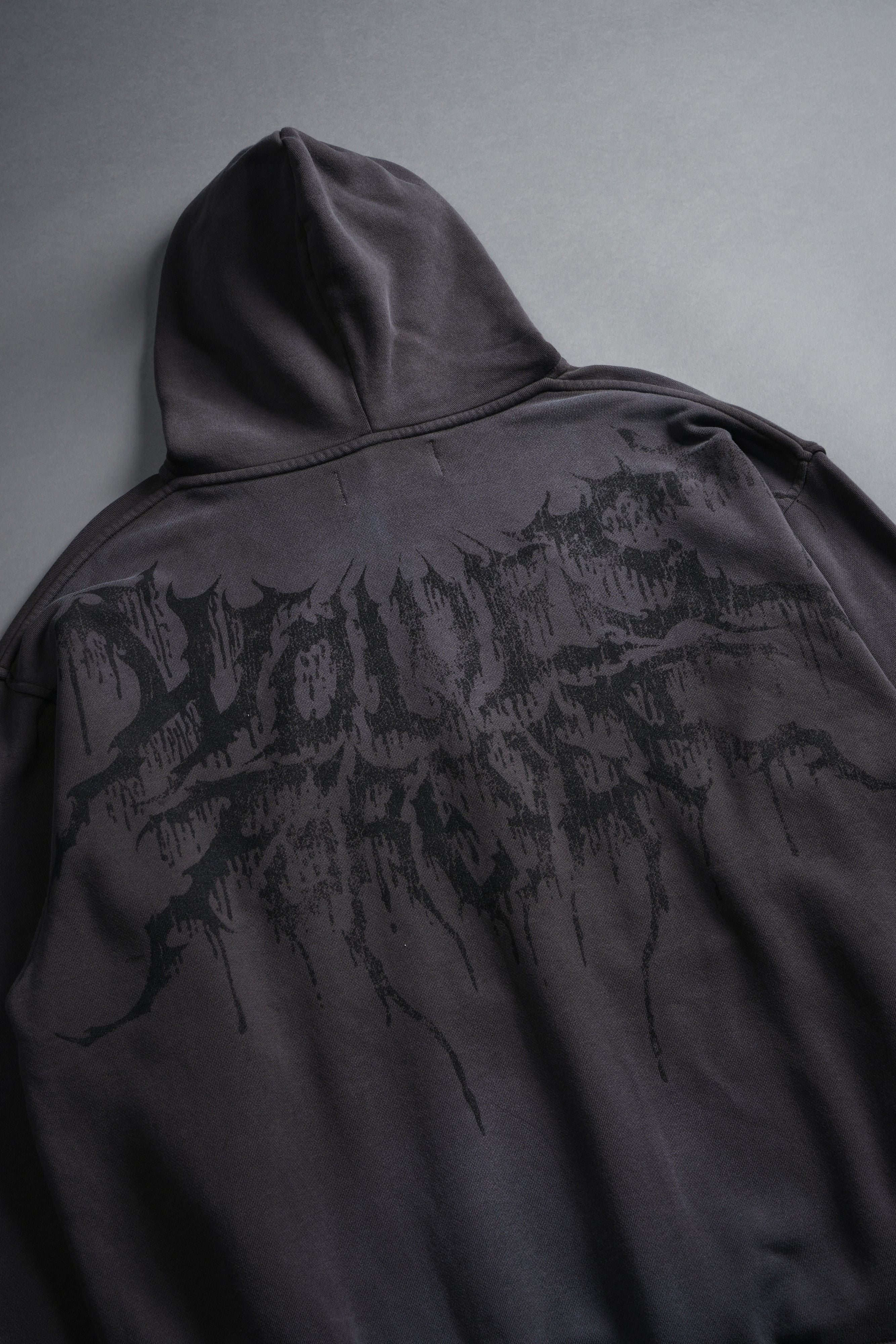 Statue of God "Pierce" Hoodie in Wolf Gray Drift Wash - Image 8