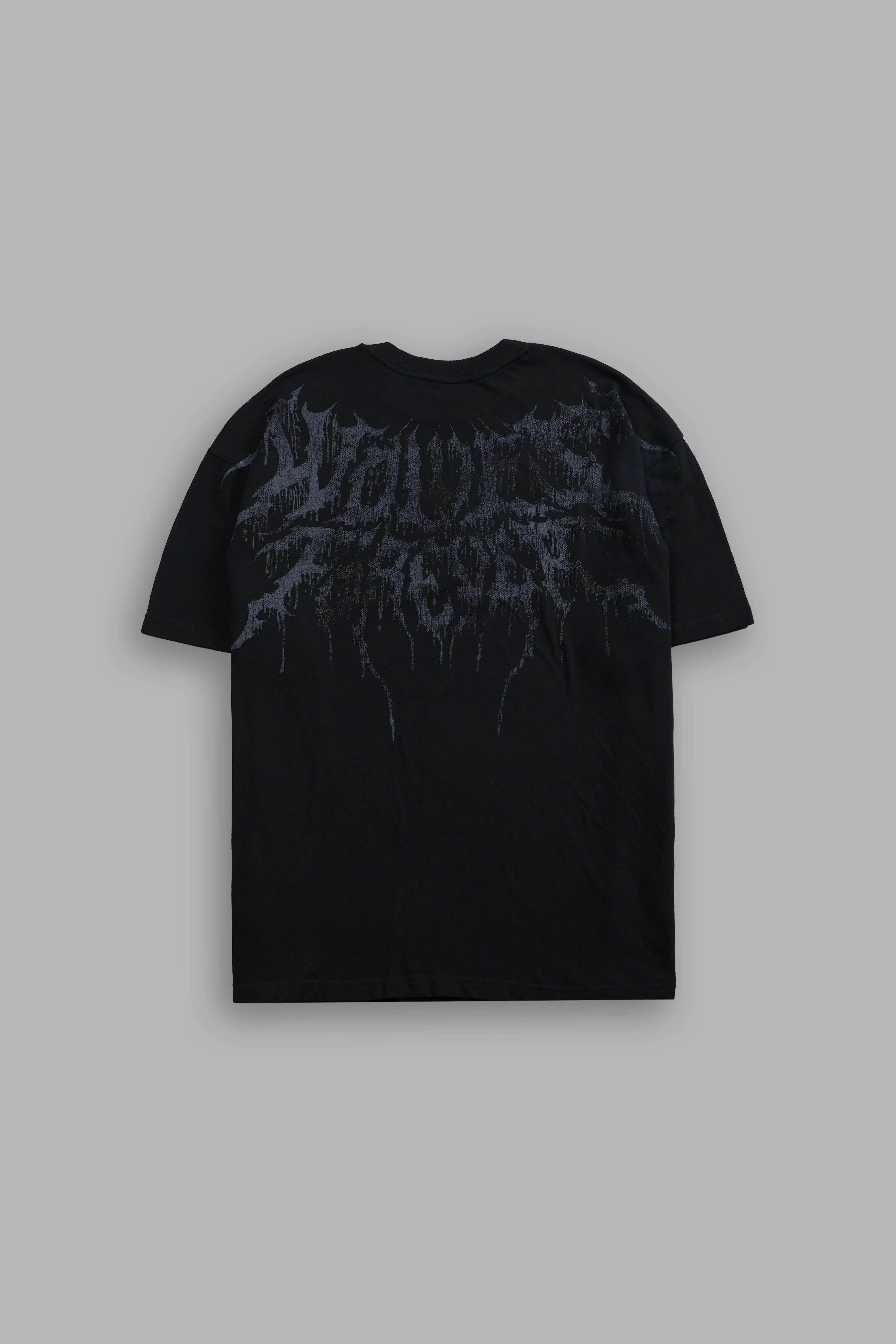 Statue of God "Premium" Oversized Tee in Black - Image 3