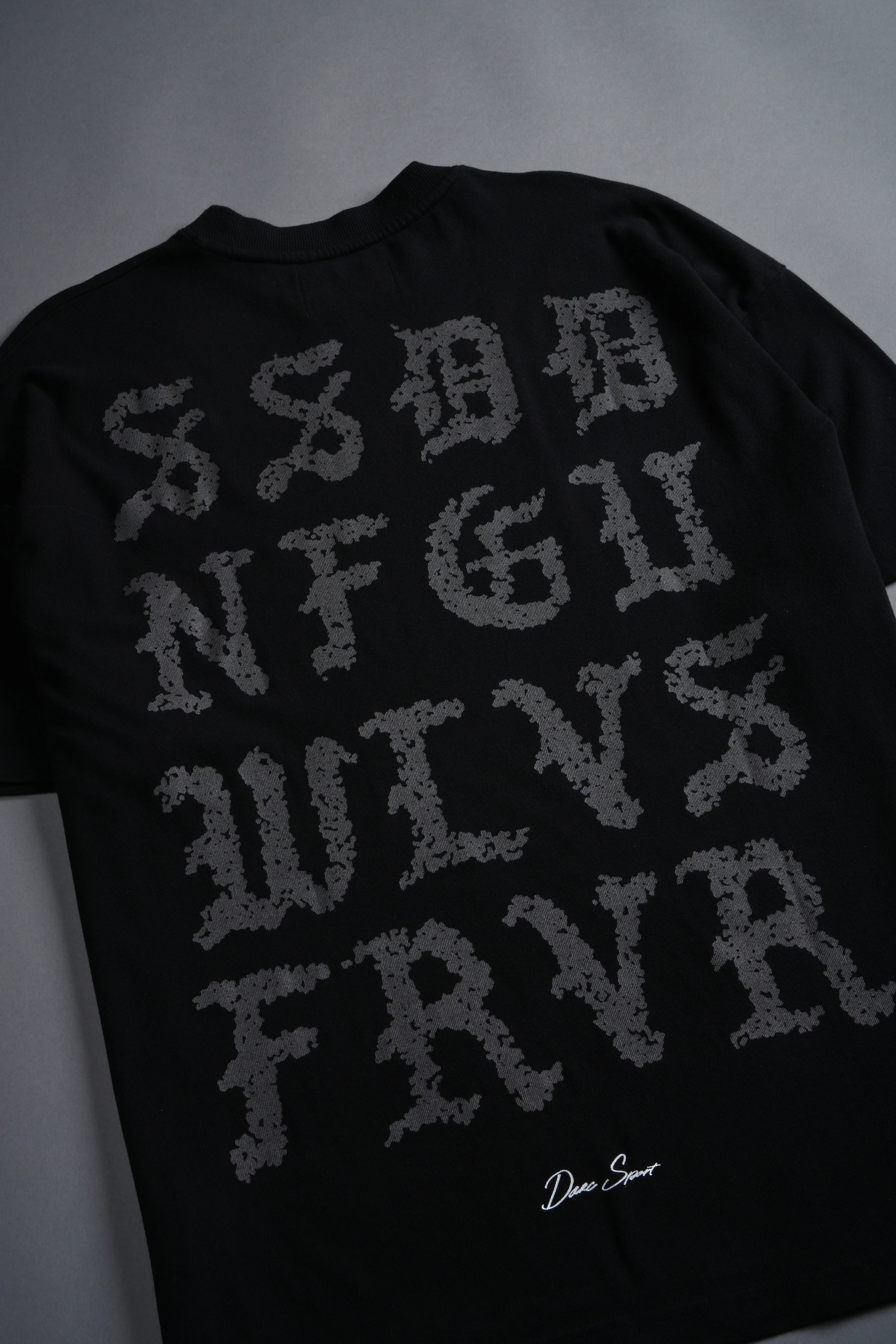 Stone Code "Premium" Oversized Tee in Black - Image 8