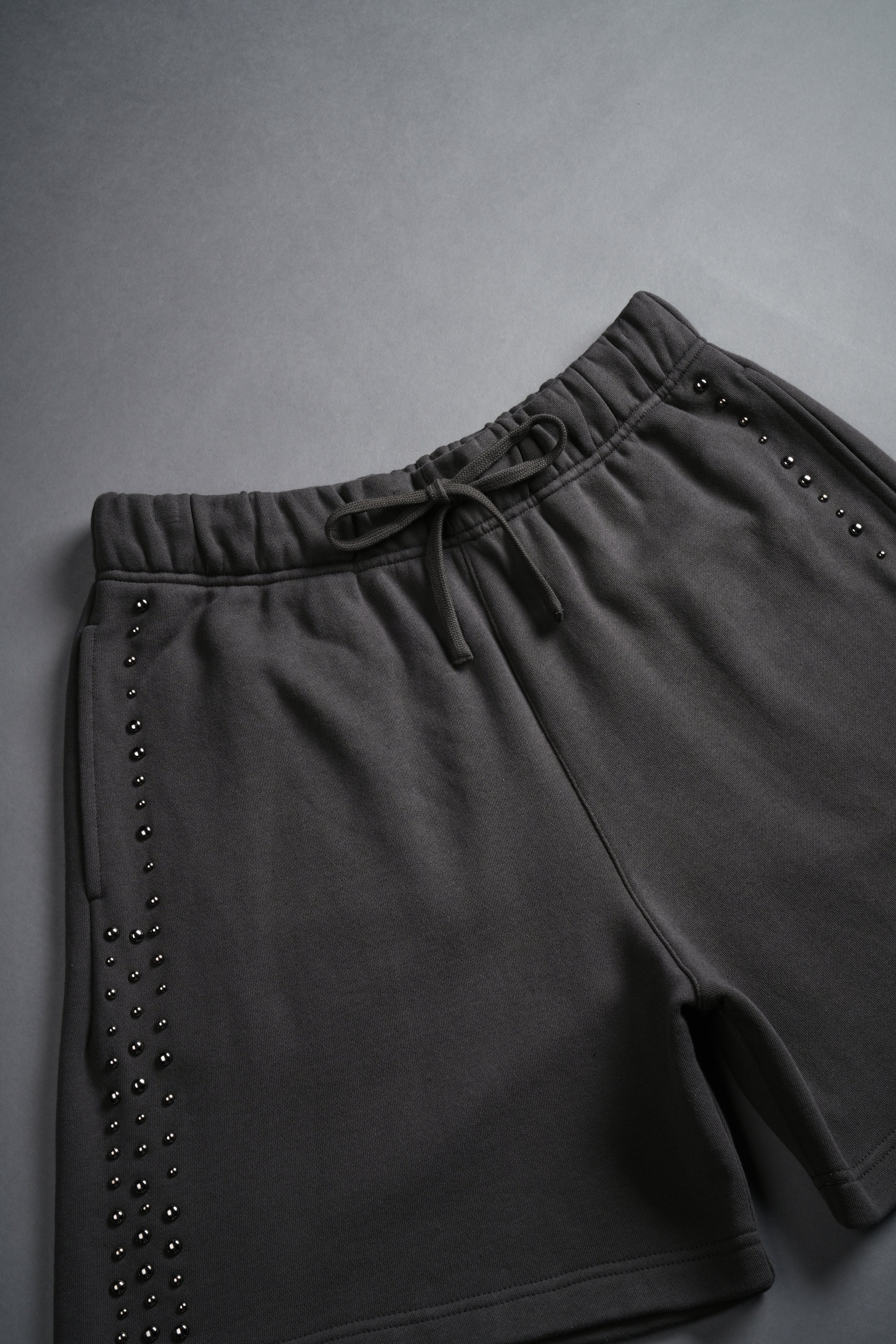 Stud Wolf Post Lounge Sweat Shorts in Wolf Gray - Image 7
