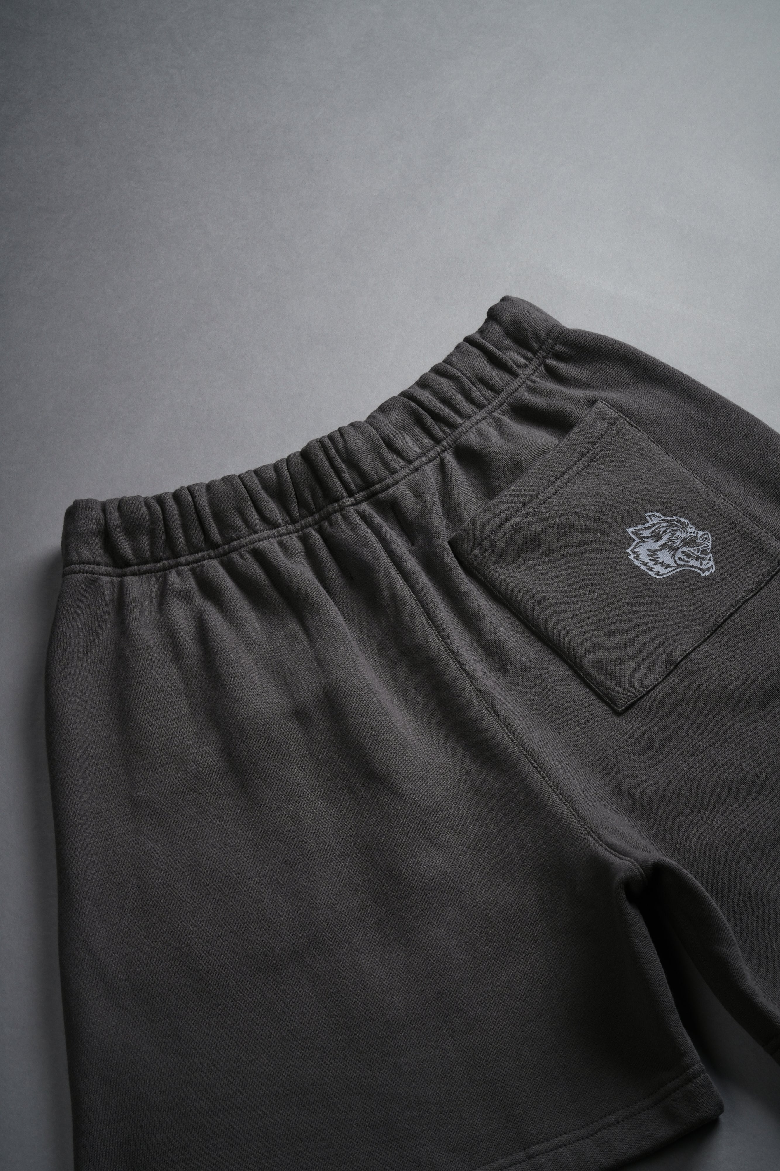 Stud Wolf Post Lounge Sweat Shorts in Wolf Gray - Image 9