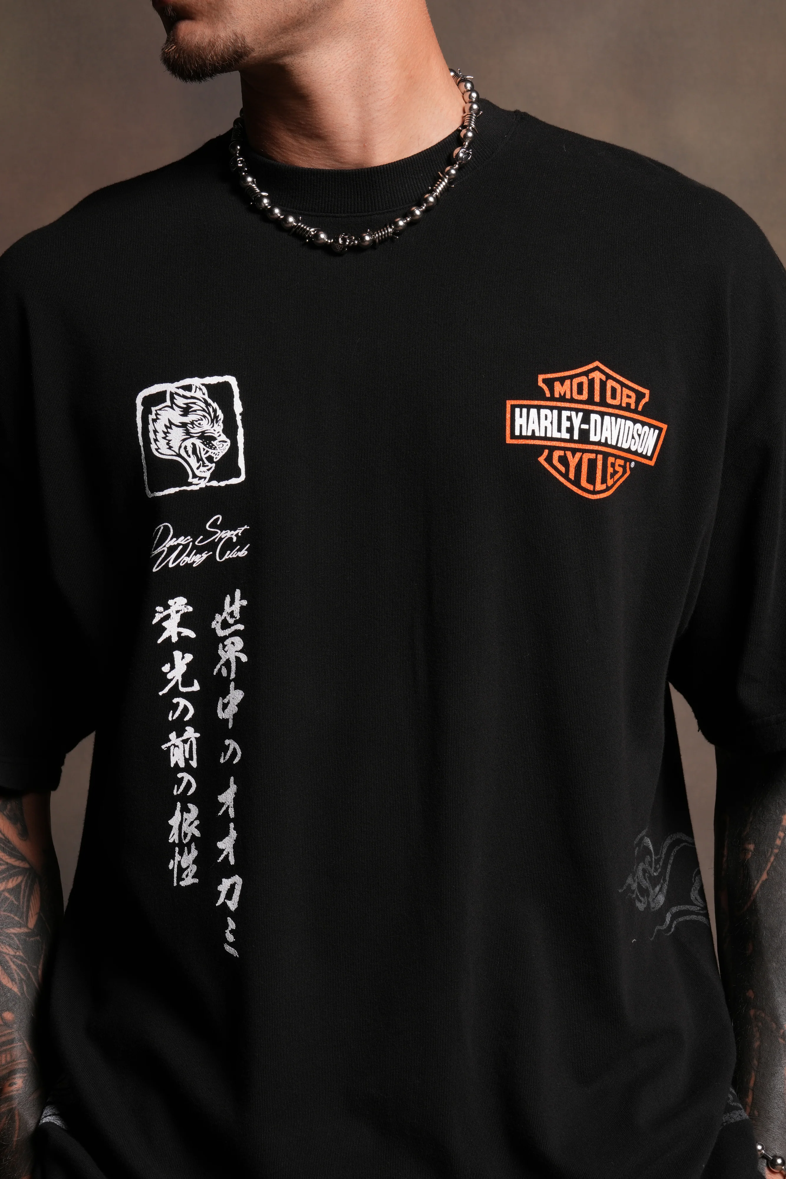 The Eagle And The Dragon Side-By-Side Series Premium Tee in Black - Image 6
