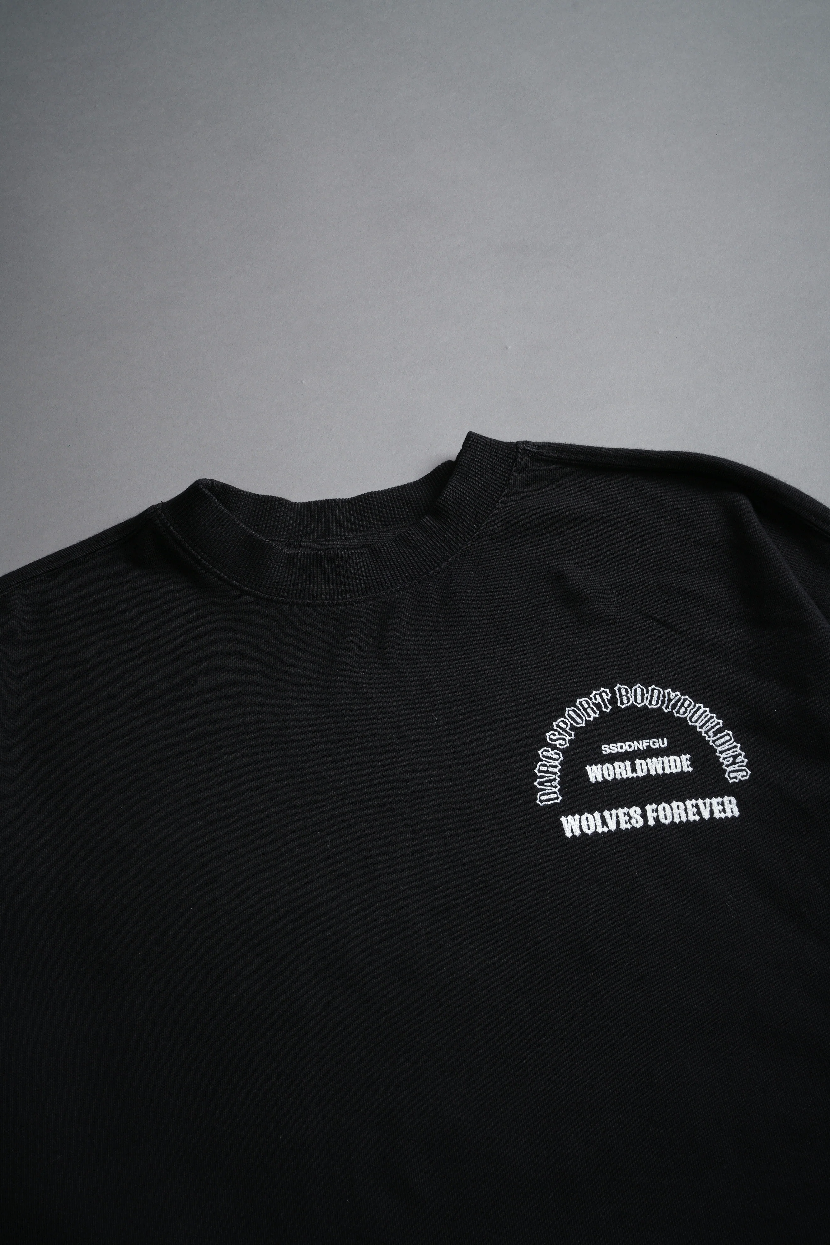 The One You Feed V2 "Premium" Oversized (Cropped) Tee in Black - Image 6