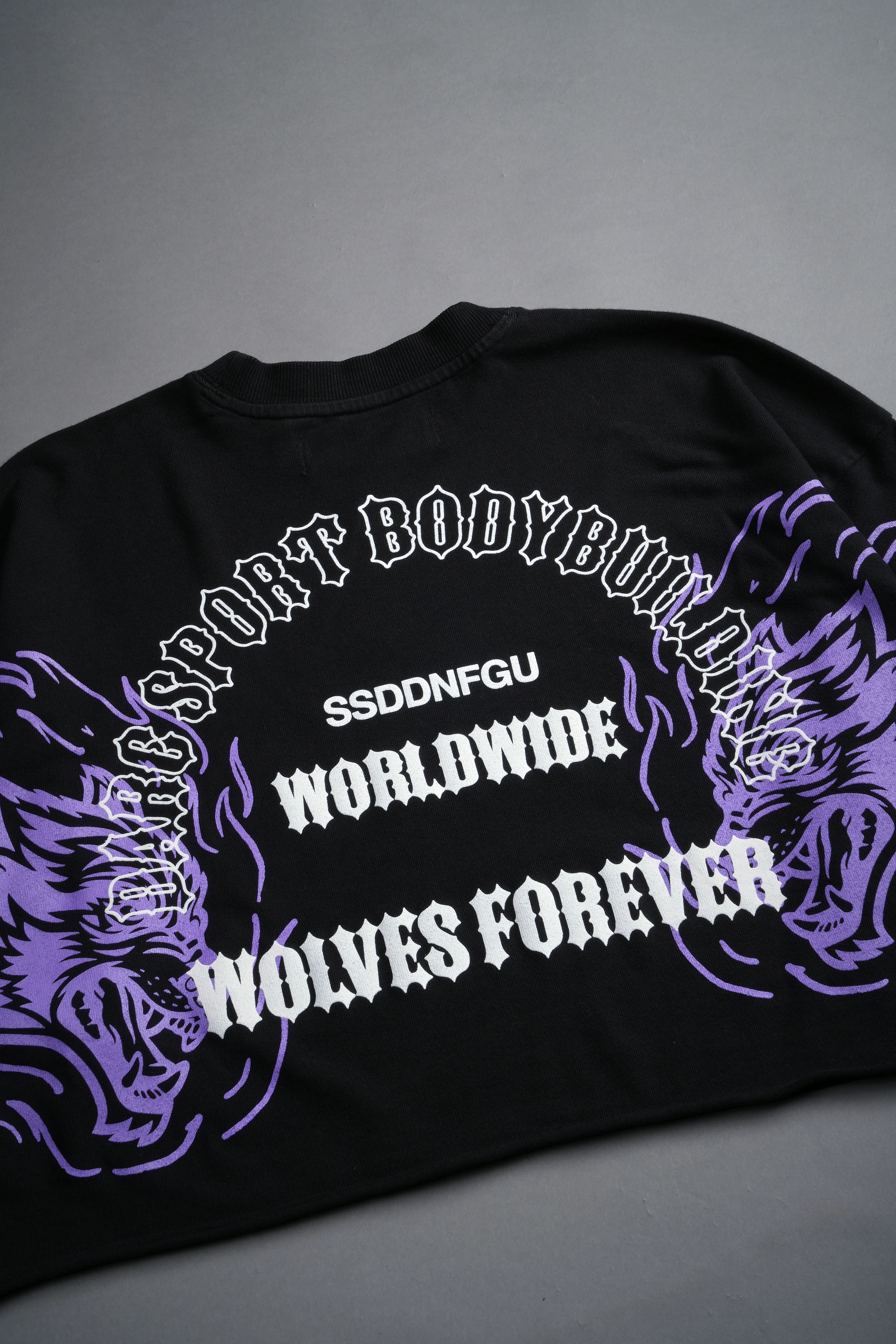 The One You Feed V2 "Premium" Oversized (Cropped) Tee in Black - Image 8