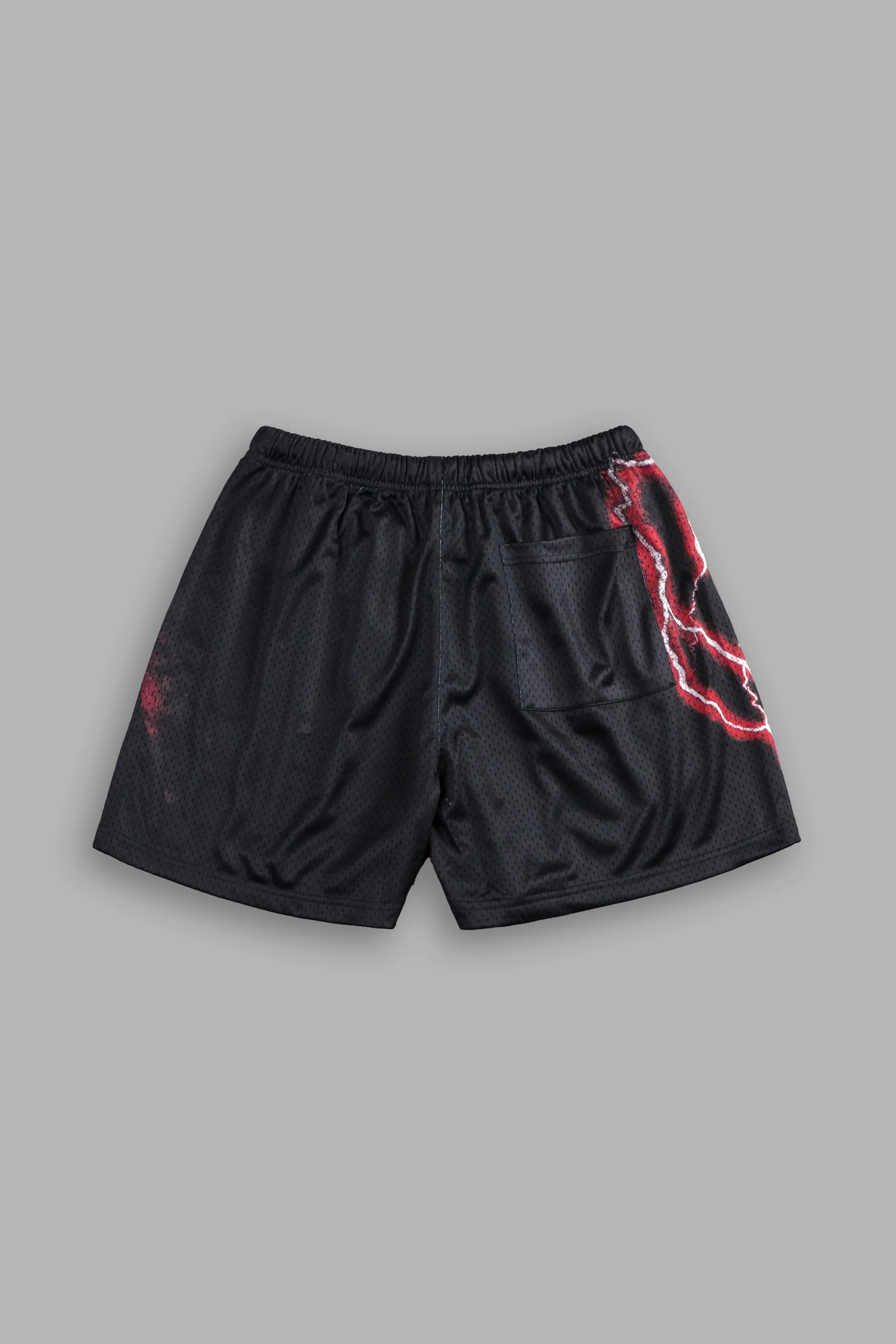 The Power Of The Dark Side Maul Mesh Shorts in Black - Image 3