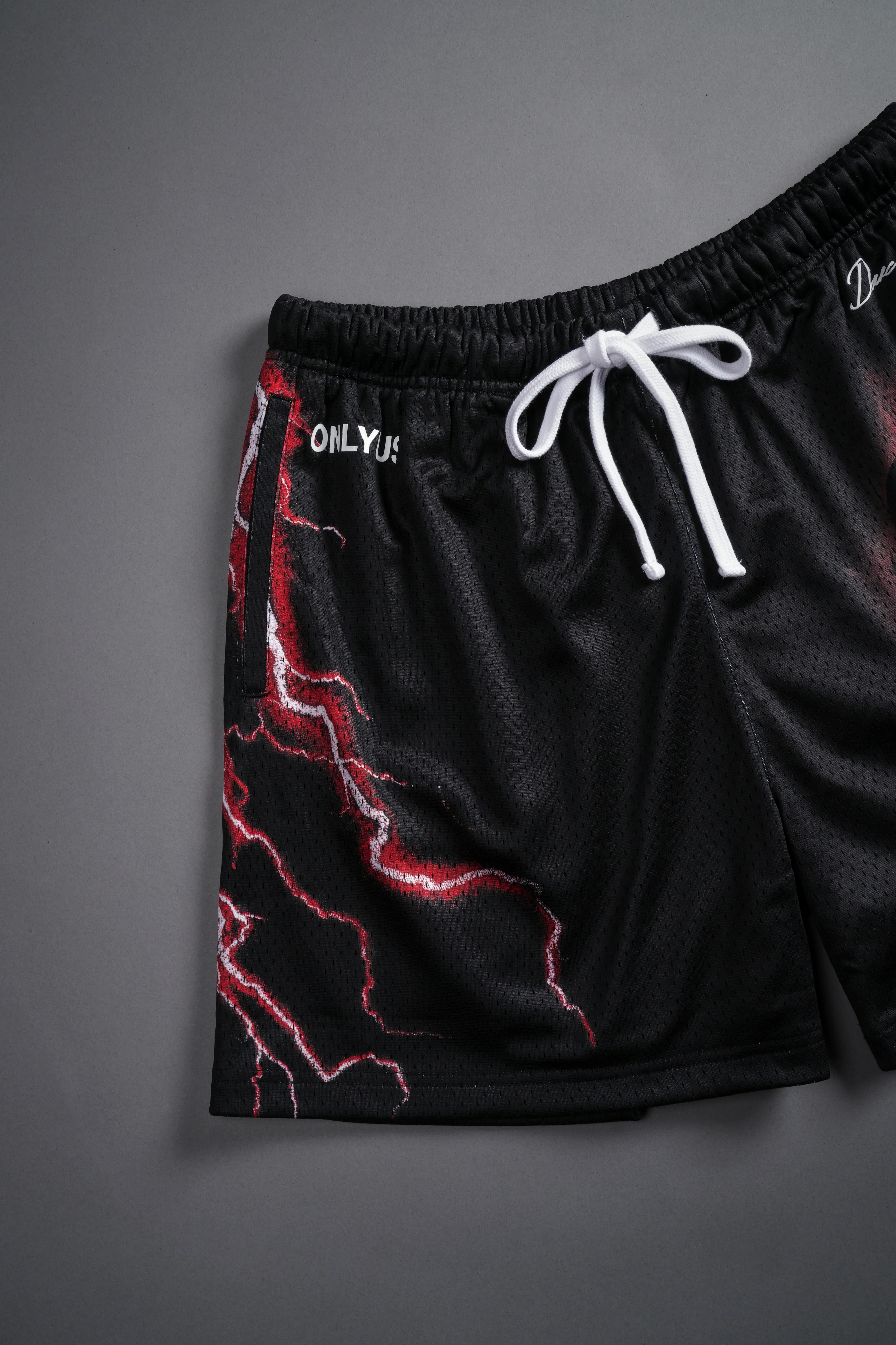 The Power Of The Dark Side Maul Mesh Shorts in Black - Image 8